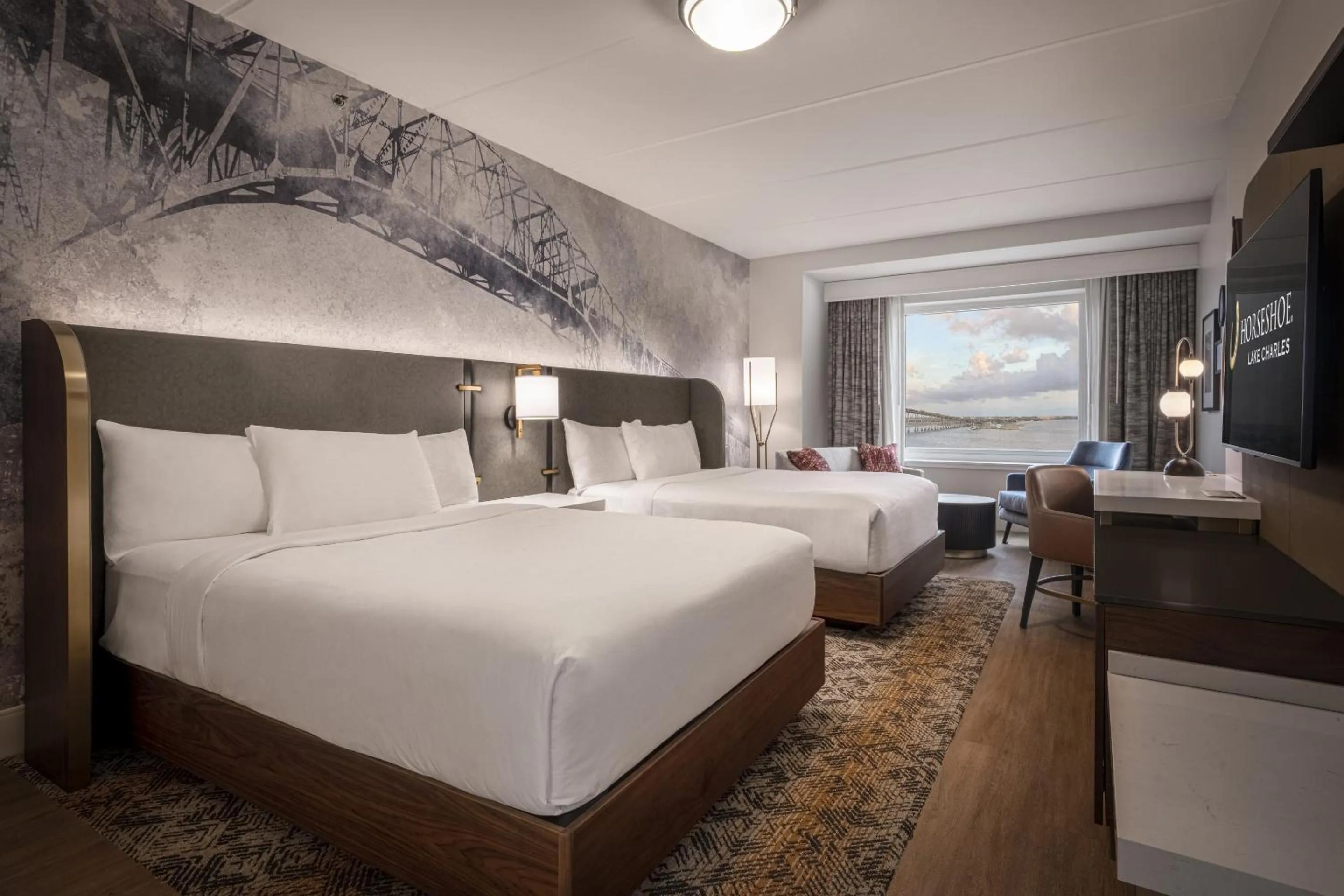 Premium Room, River View, 2 Queens, Non-Smoking in Horseshoe Lake Charles