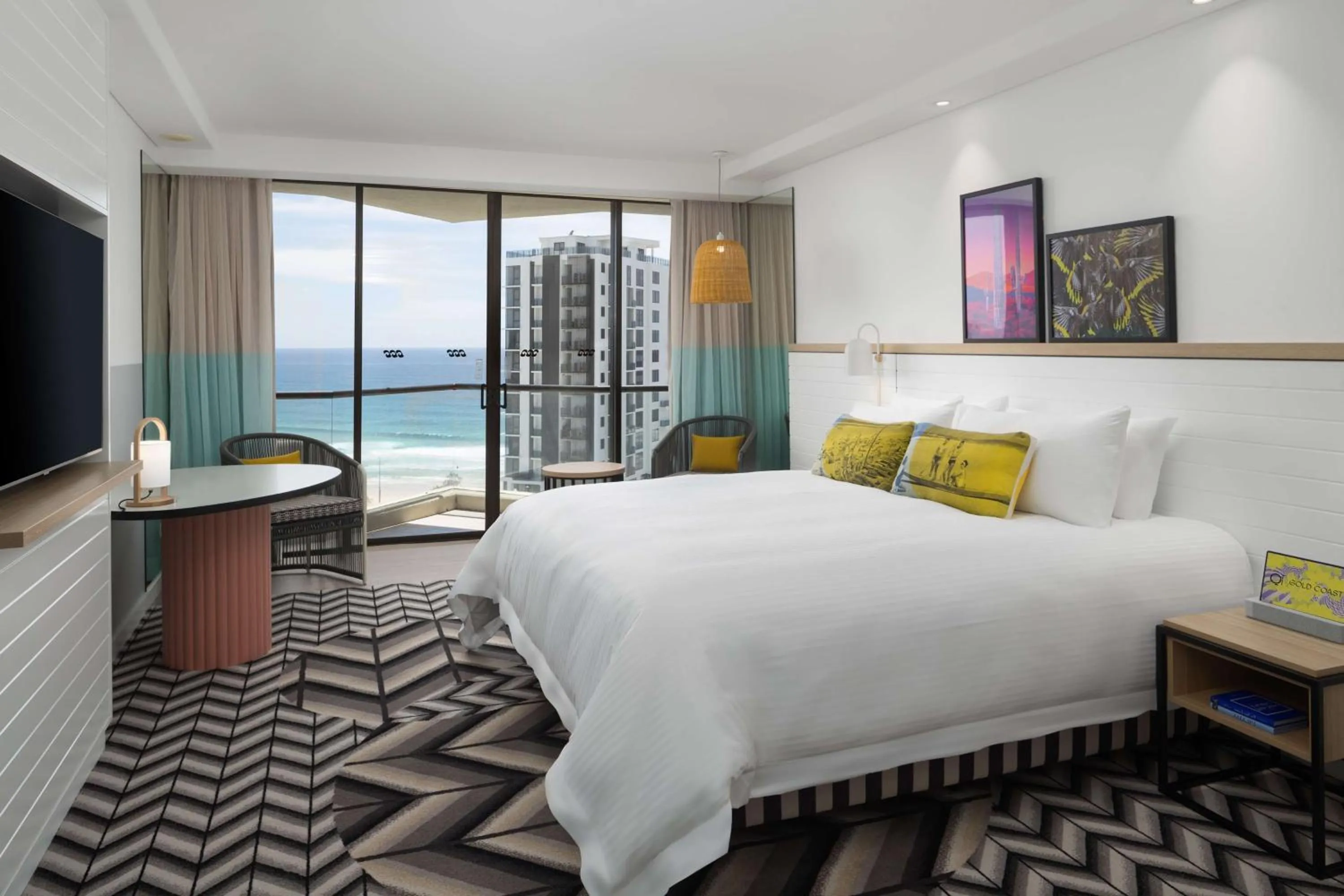King Room with Ocean View in QT Gold Coast