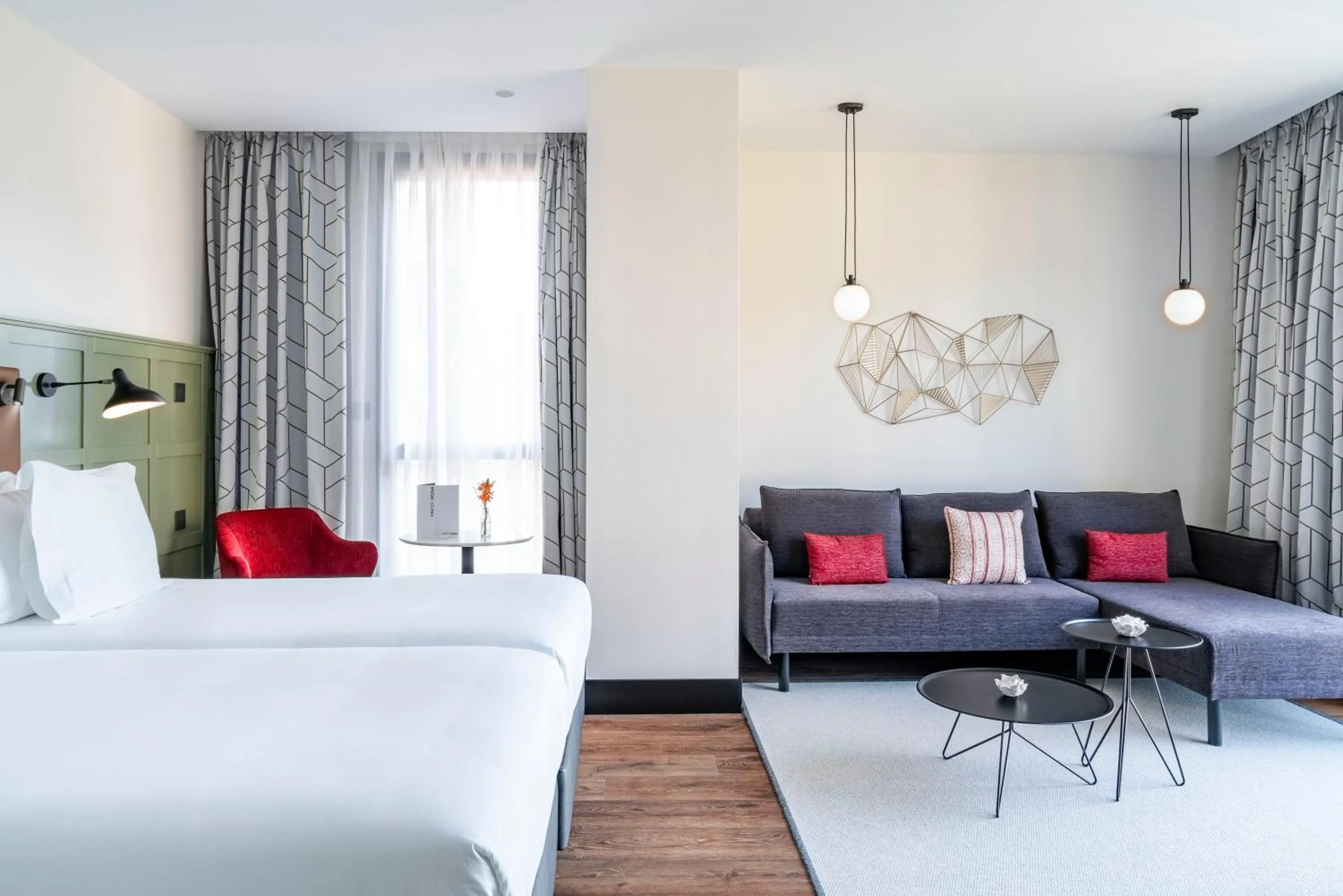 Suite Junior with Guggenheim view in Vincci Consulado de Bilbao