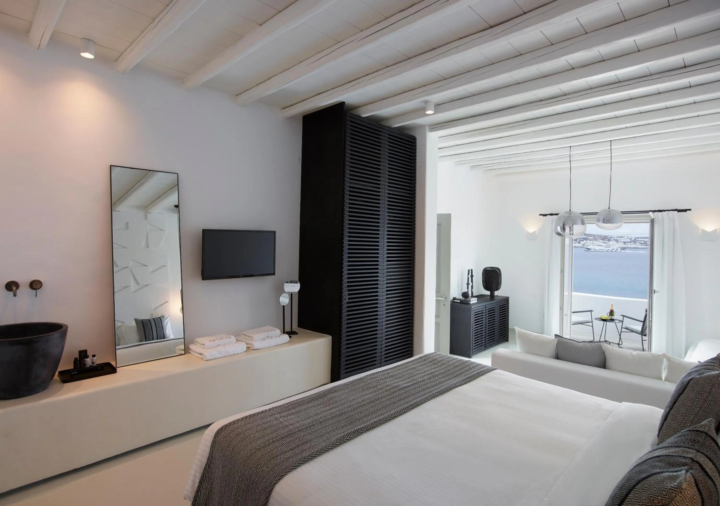 Junior Suite with Sea View in Nimbus Mykonos