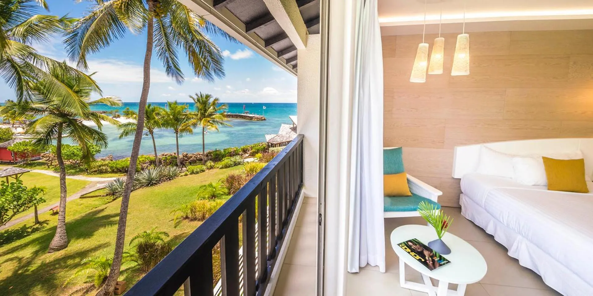 Sea View Room with King size Bed - single occupancy in La Creole Beach Hotel & Spa