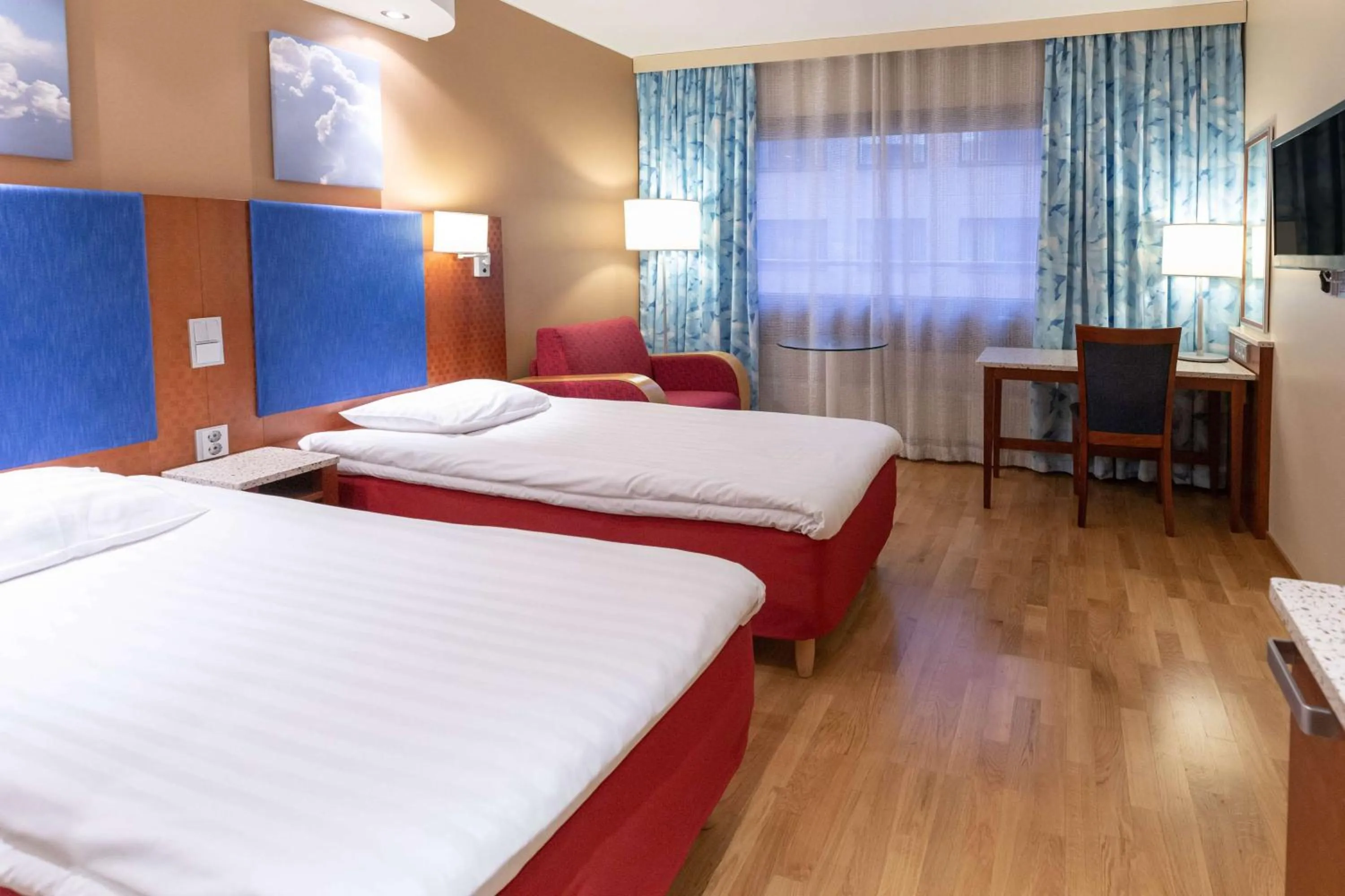 Twin Room in Scandic Tampere Koskipuisto