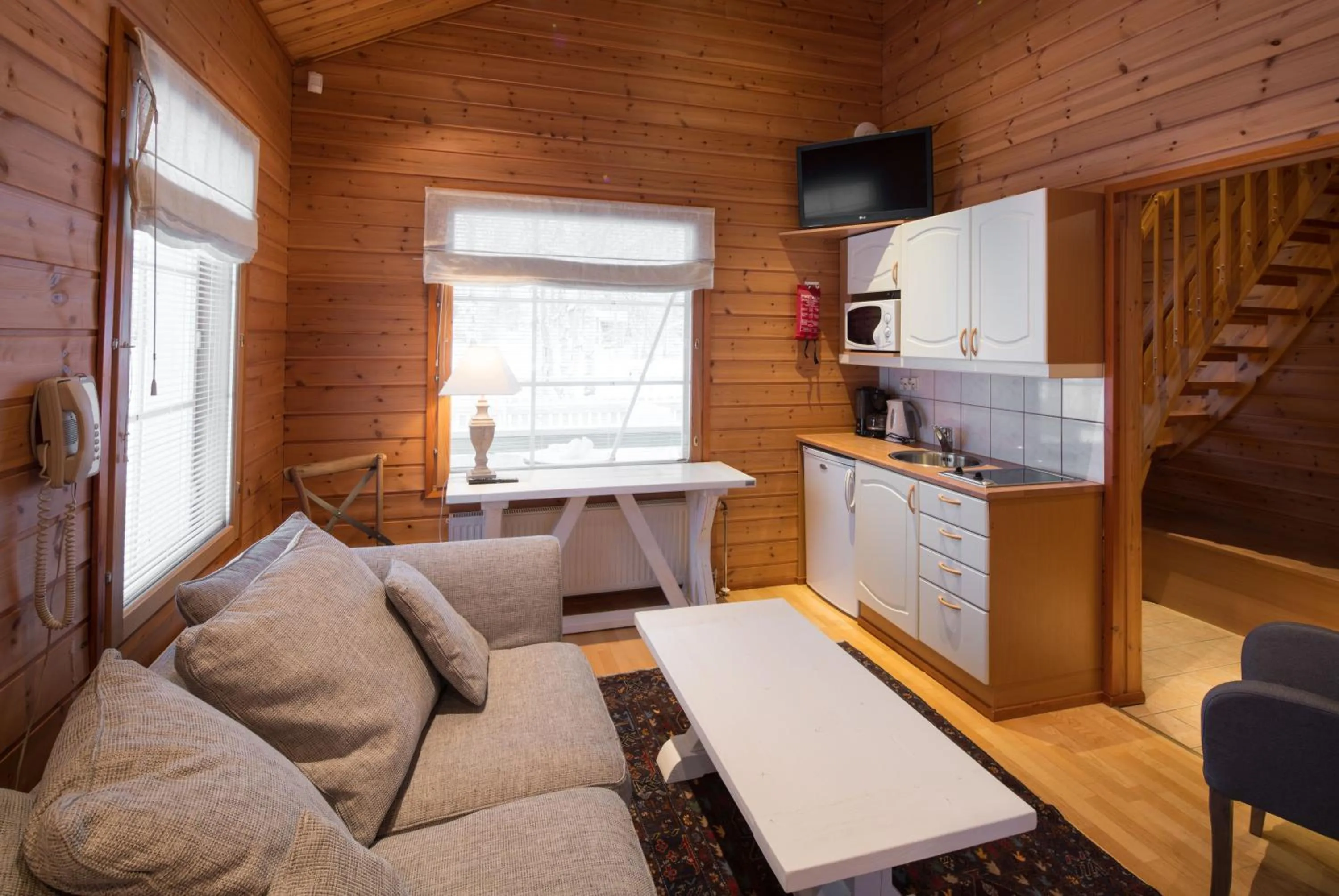 Superior Chalet (5 people) with Sauna - single occupancy in Lapland Hotels Ounasvaara Chalets