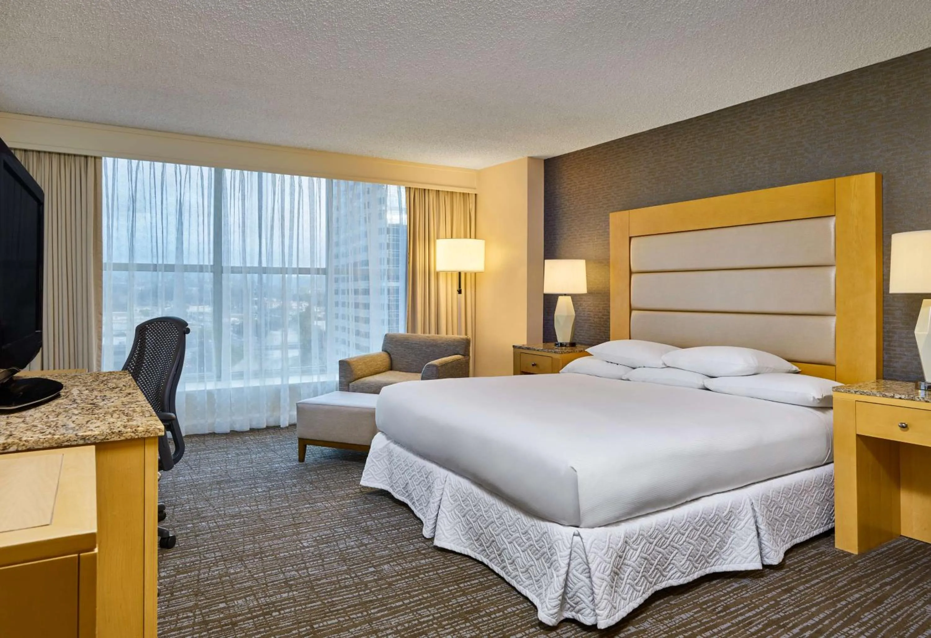 King Corner Room - Non-Smoking in Hilton Los Angeles North-Glendale & Executive Meeting Center