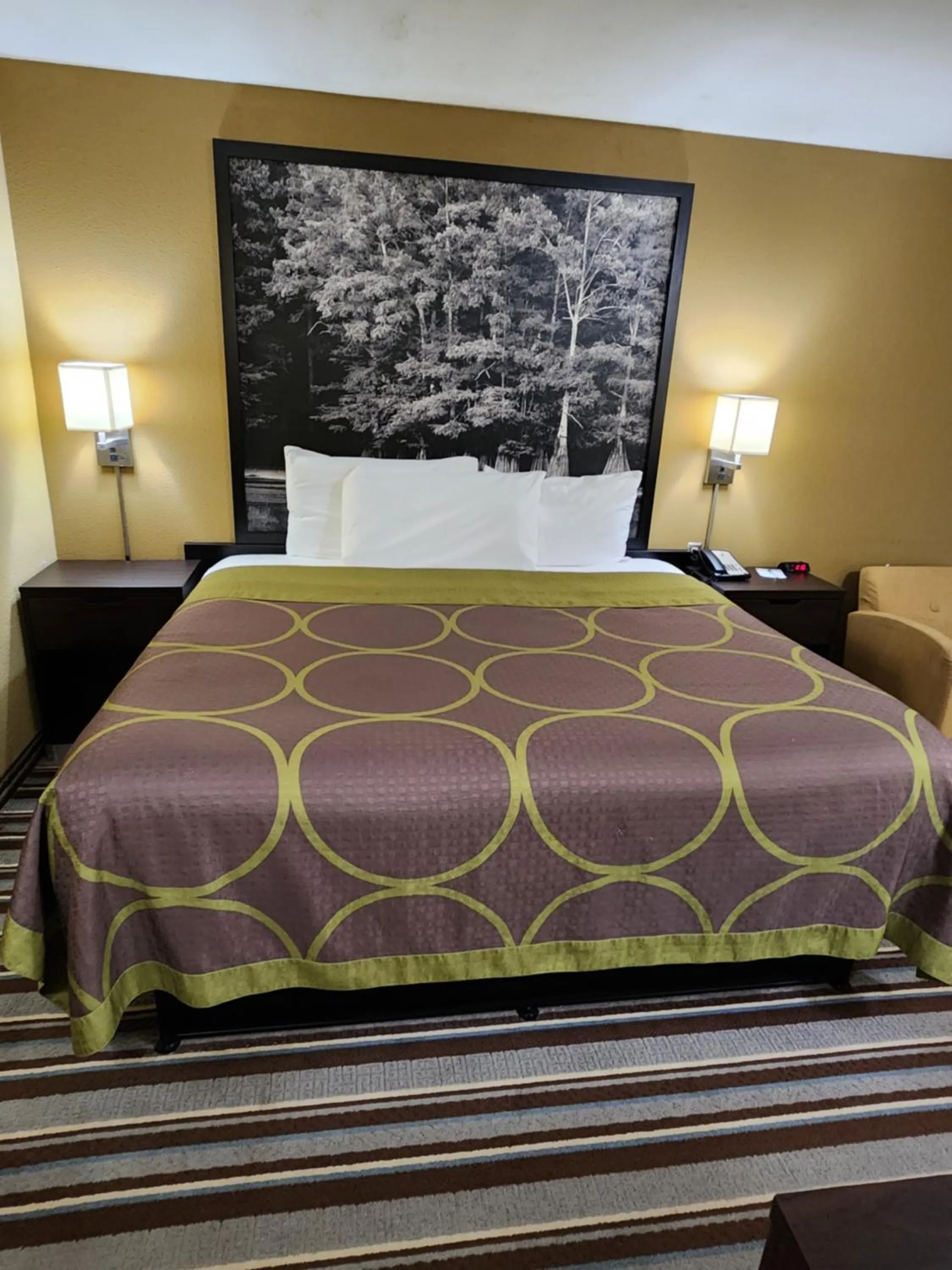 Deluxe King Room - Non-Smoking in Super 8 by Wyndham Pine Bluff