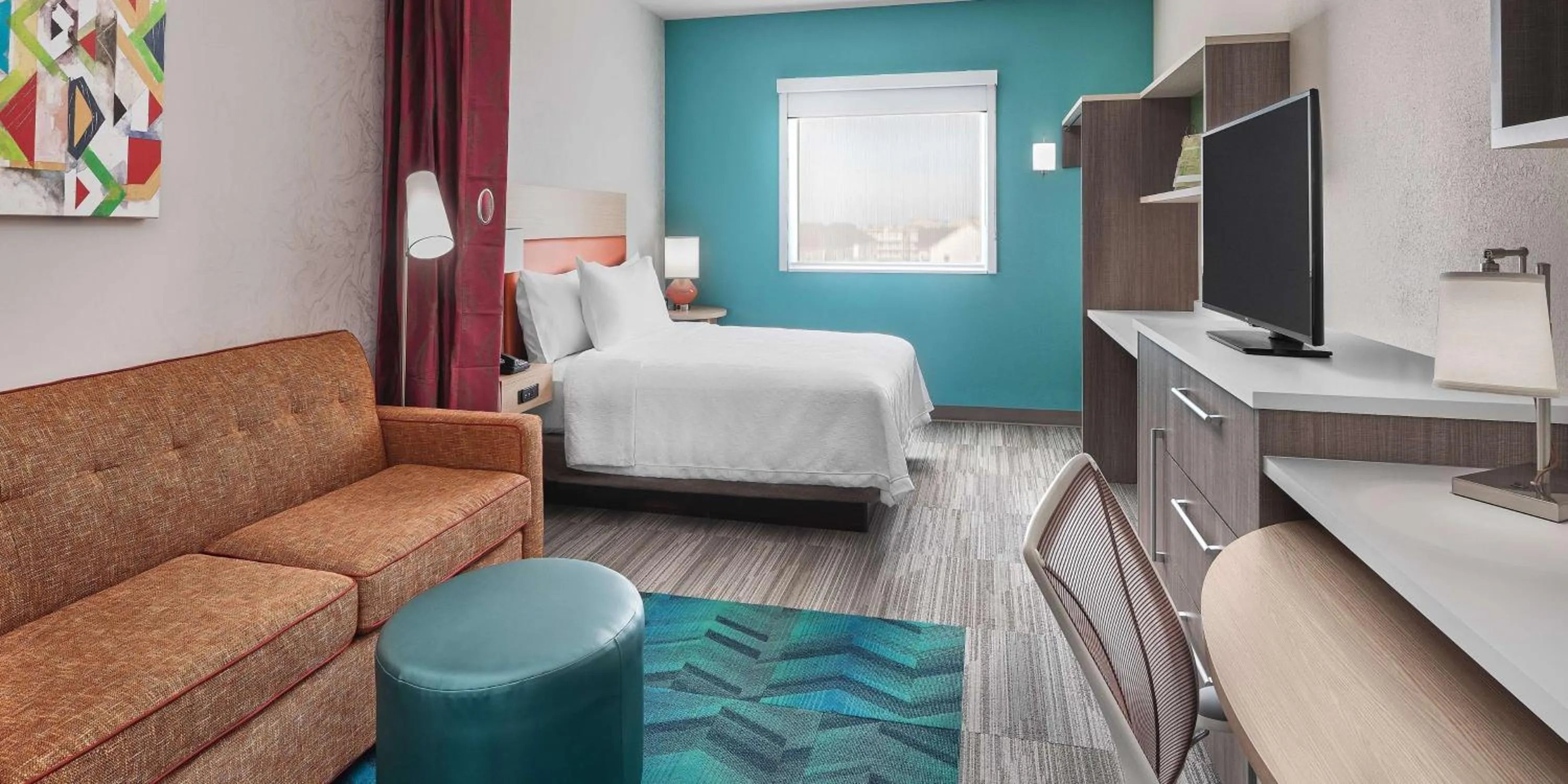Queen Studio Suite - Hearing Access/Non-Smoking in Home2 Suites by Hilton Ocean City Bayside
