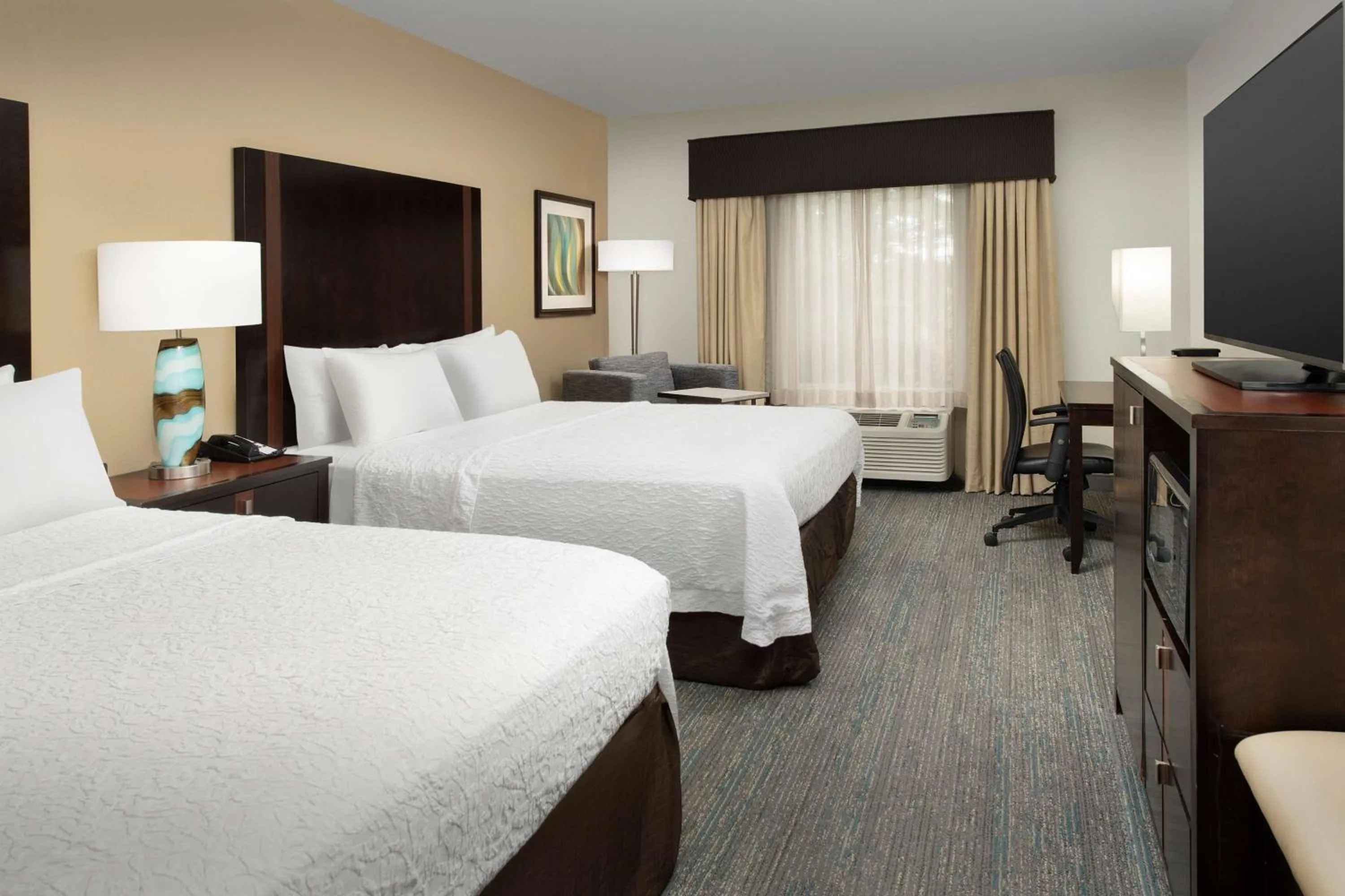 Room with Two Queen Beds - Non-Smoking in Hampton Inn & Suites Alpharetta-Windward
