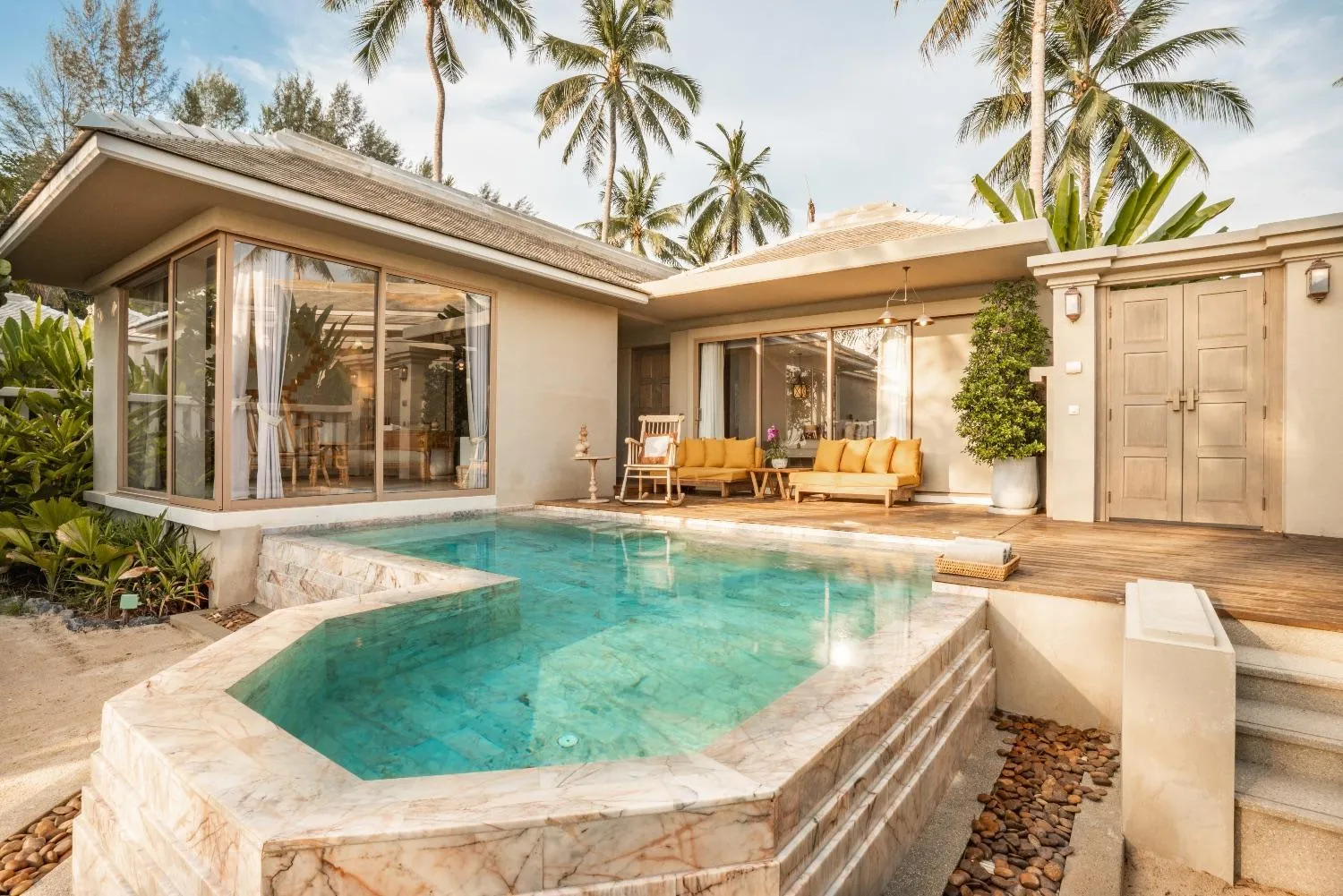 Two-bedroom Beachfront Family Pool Villa in Devasom Khao Lak Beach Resort & Villas