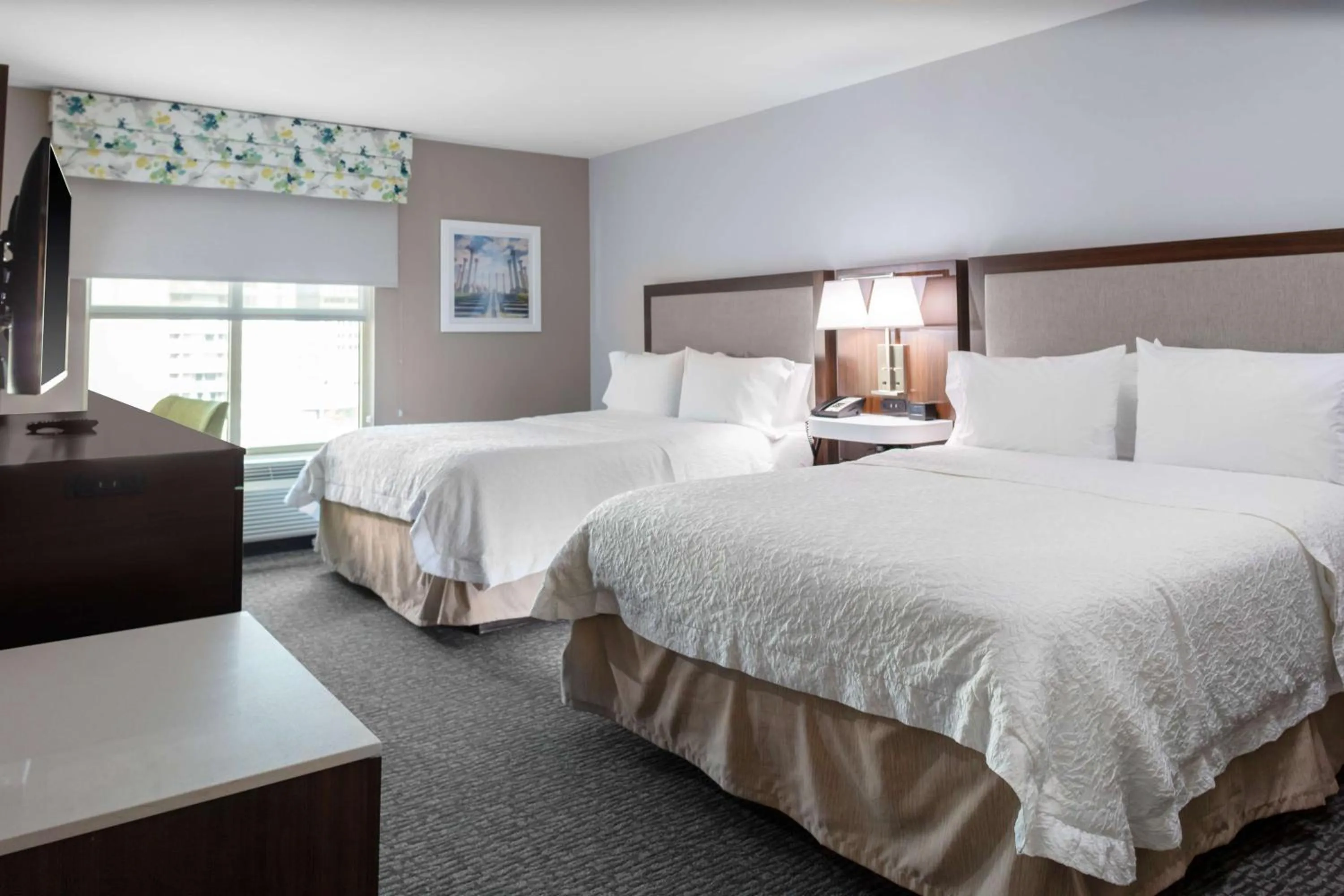 Queen Room with Two Queen Beds - High Floor in Hampton Inn & Suites Arlington Crystal City DCA
