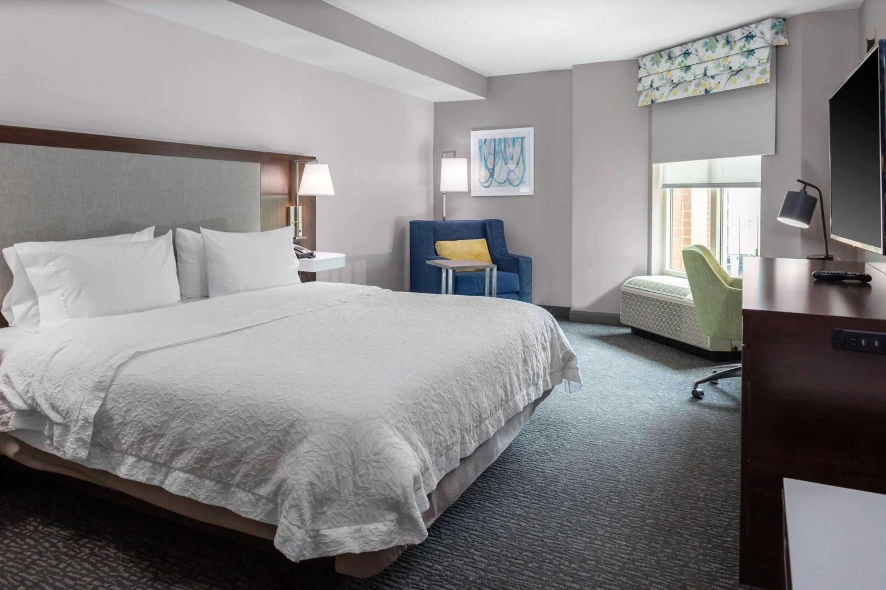 King Room with Microwave/Fridge in Hampton Inn & Suites Arlington Crystal City DCA