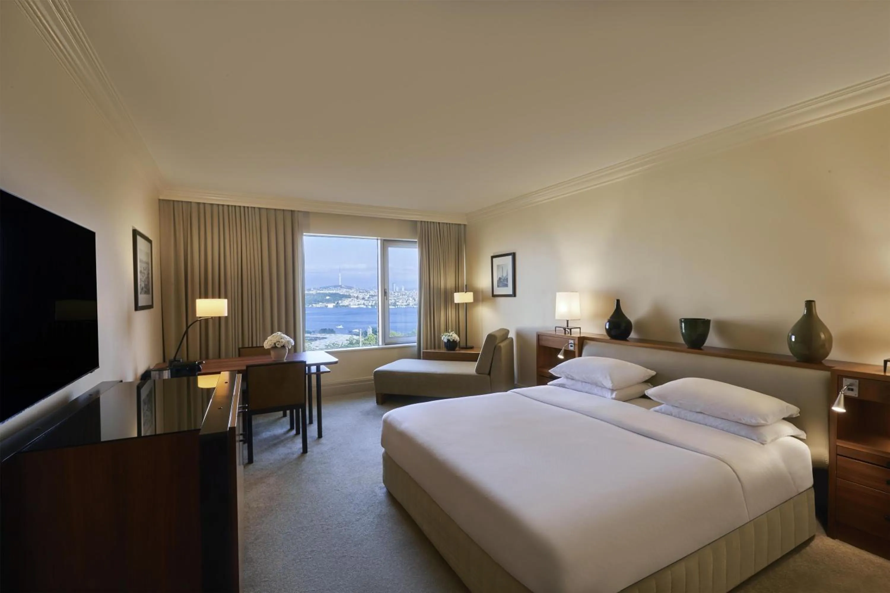 King Room with Bosphorus View -  Lounge Access in Grand Hyatt Istanbul