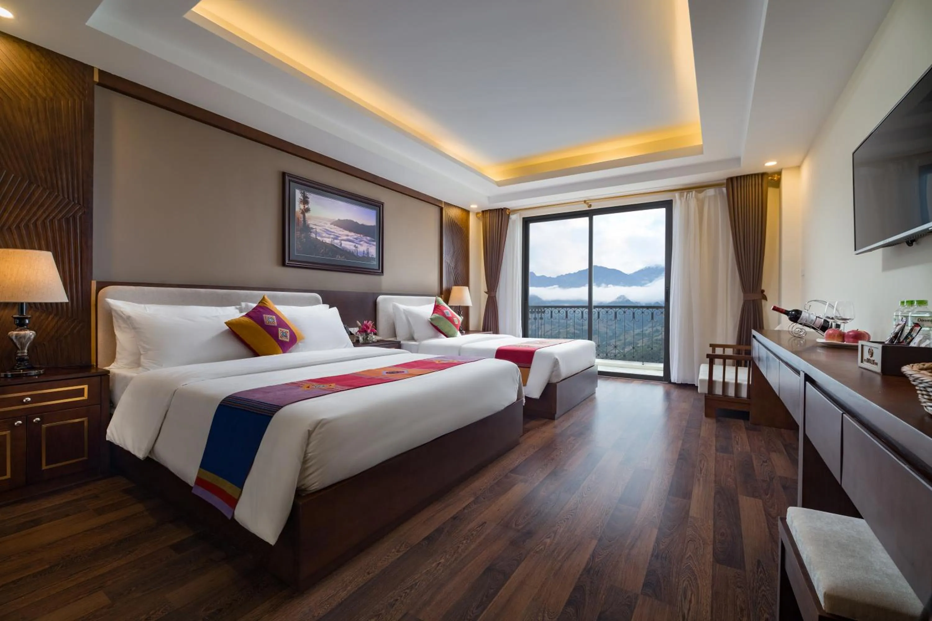 Deluxe Twin Room in The View Sapa Hotel