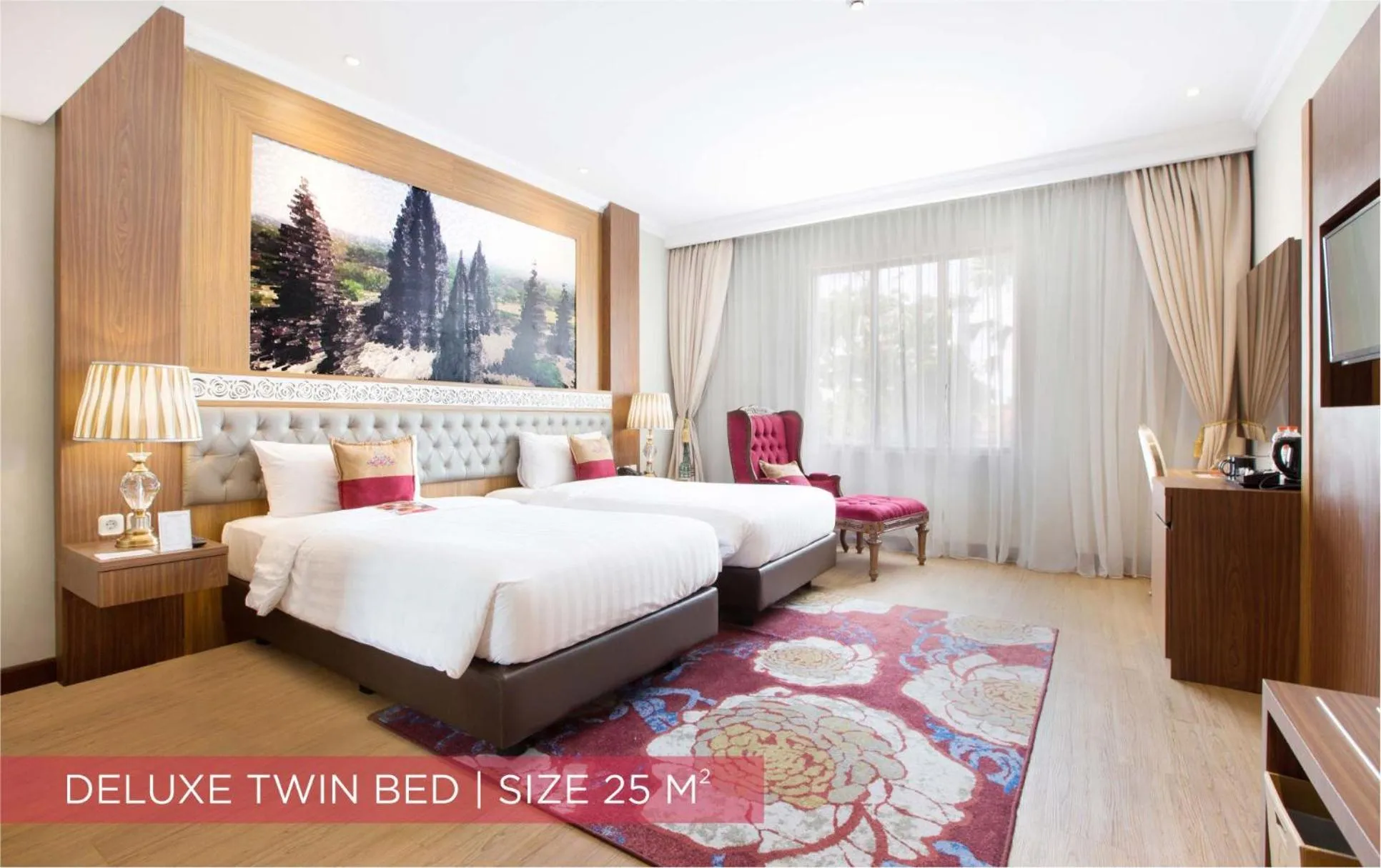 Deluxe Twin Room - Non-Smoking in Ramada Suites By Wyndham Solo