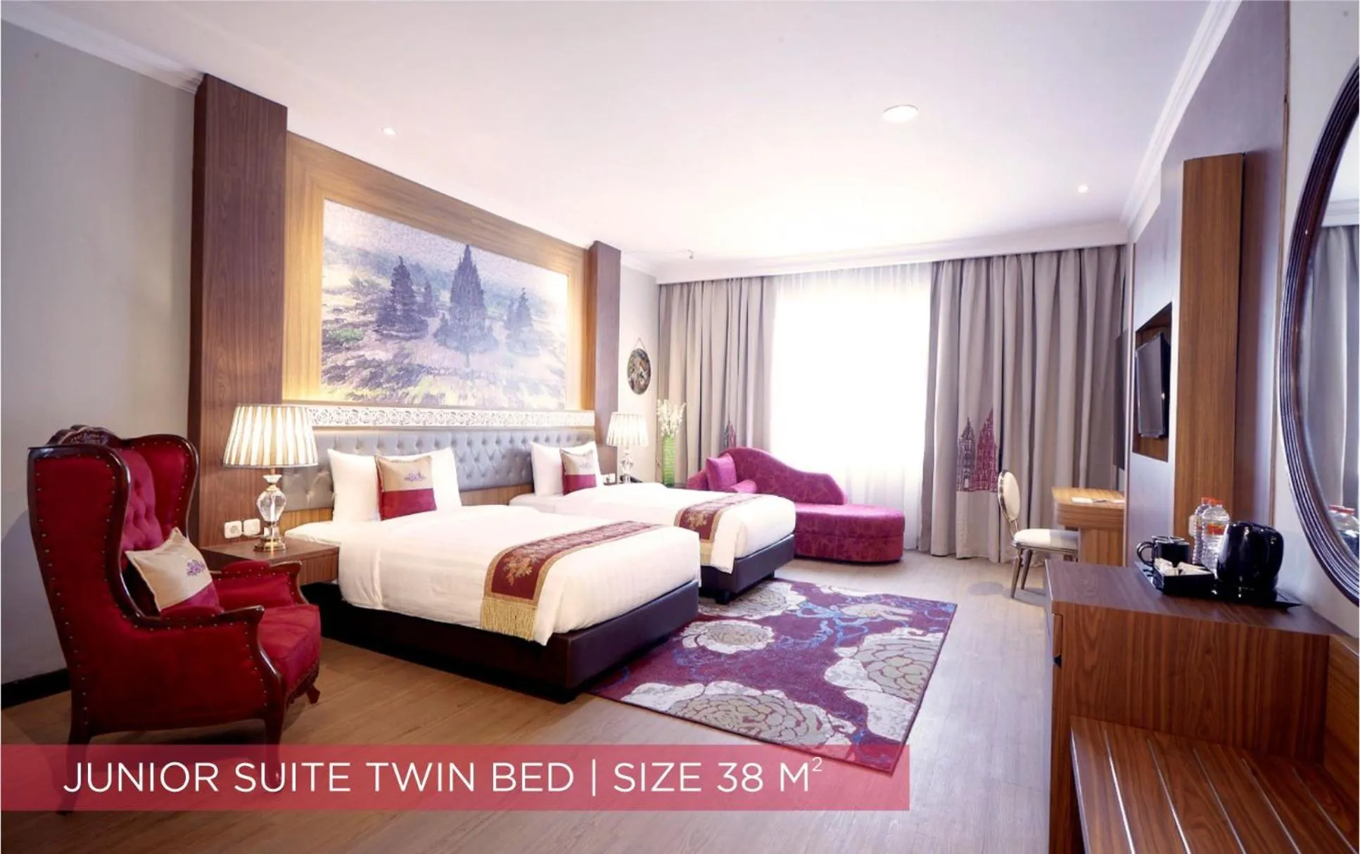 Junior Twin Suite - Non-Smoking in Ramada Suites By Wyndham Solo