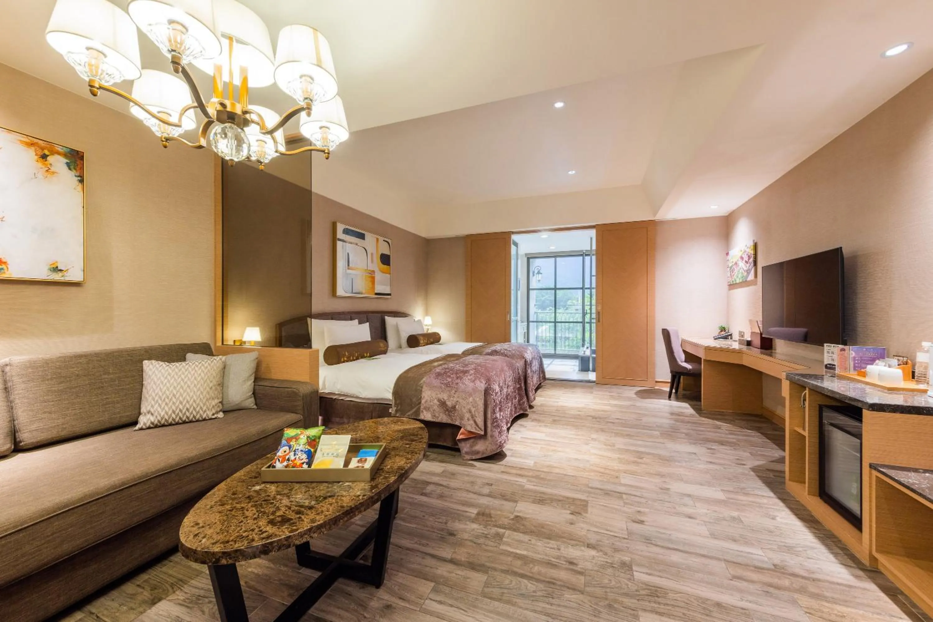 Superior Twin Room with View in Grand Cosmos Resort Ruisui Hualien