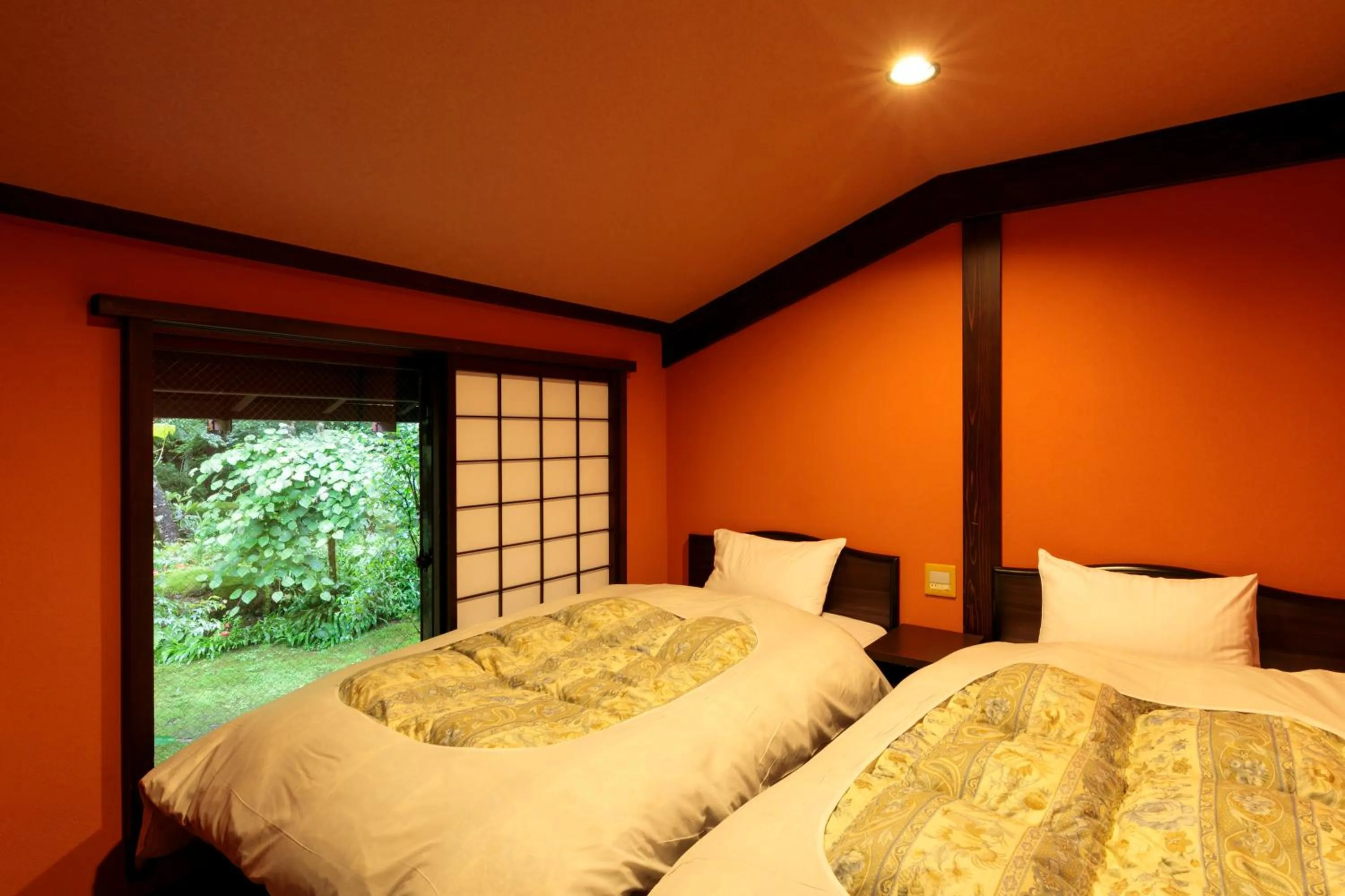 Room with Tatami Area and Fire Place in Yumoto Choza