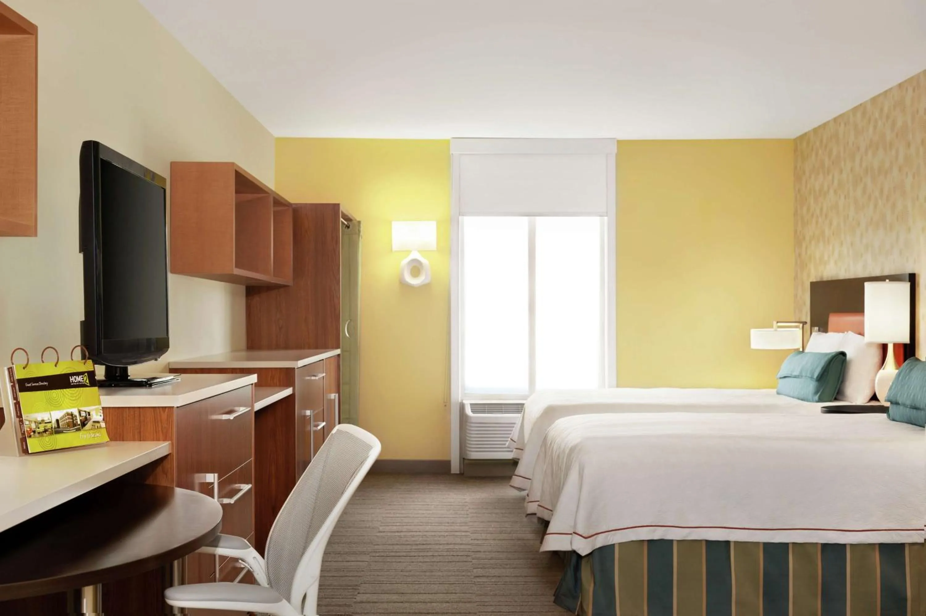 Queen Studio with Two Queen Beds - Non-Smoking in Home2 Suites by Hilton Biloxi/North/D'Iberville