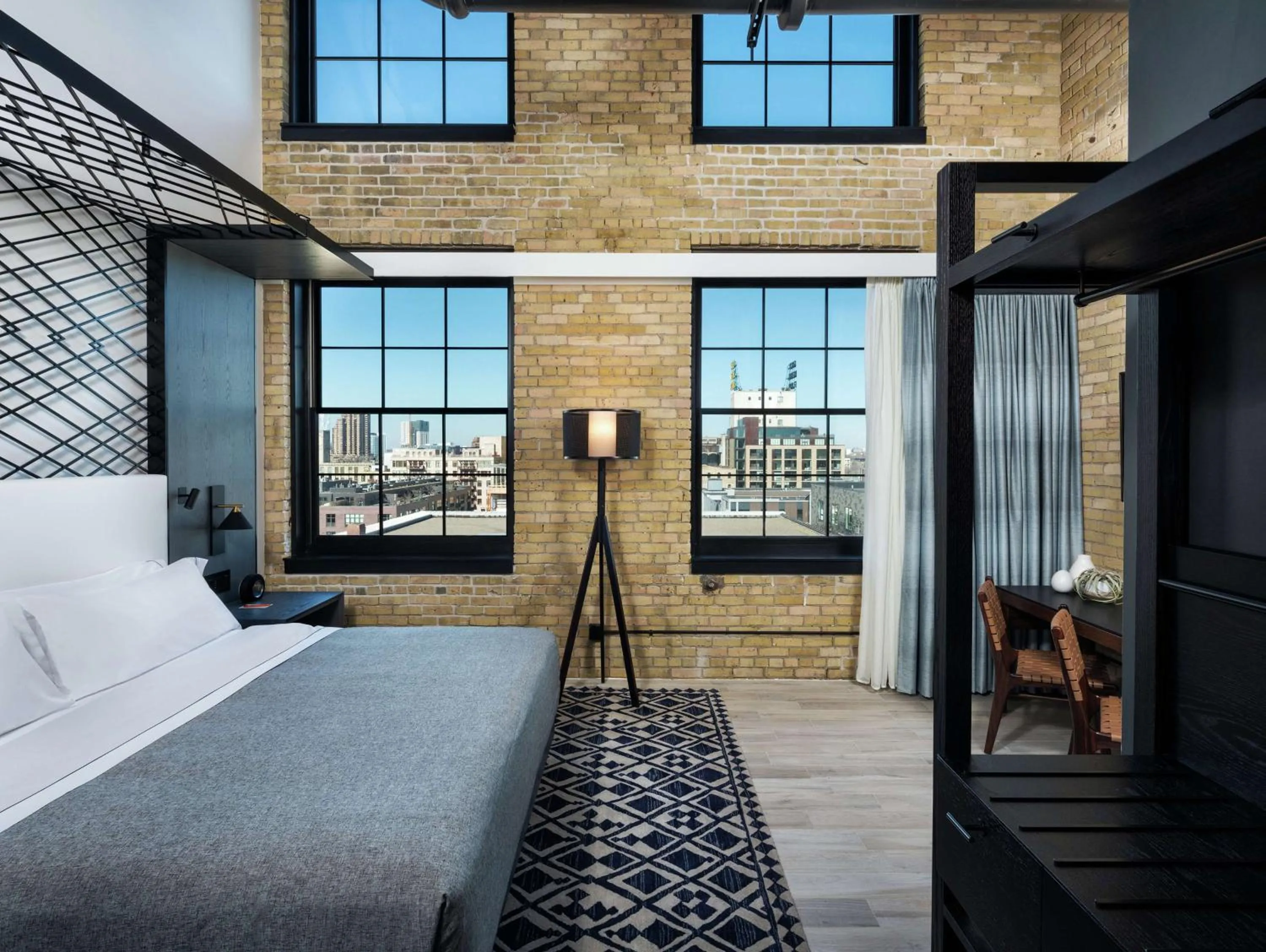 King room with lofted ceilings in Canopy by Hilton Minneapolis Mill District