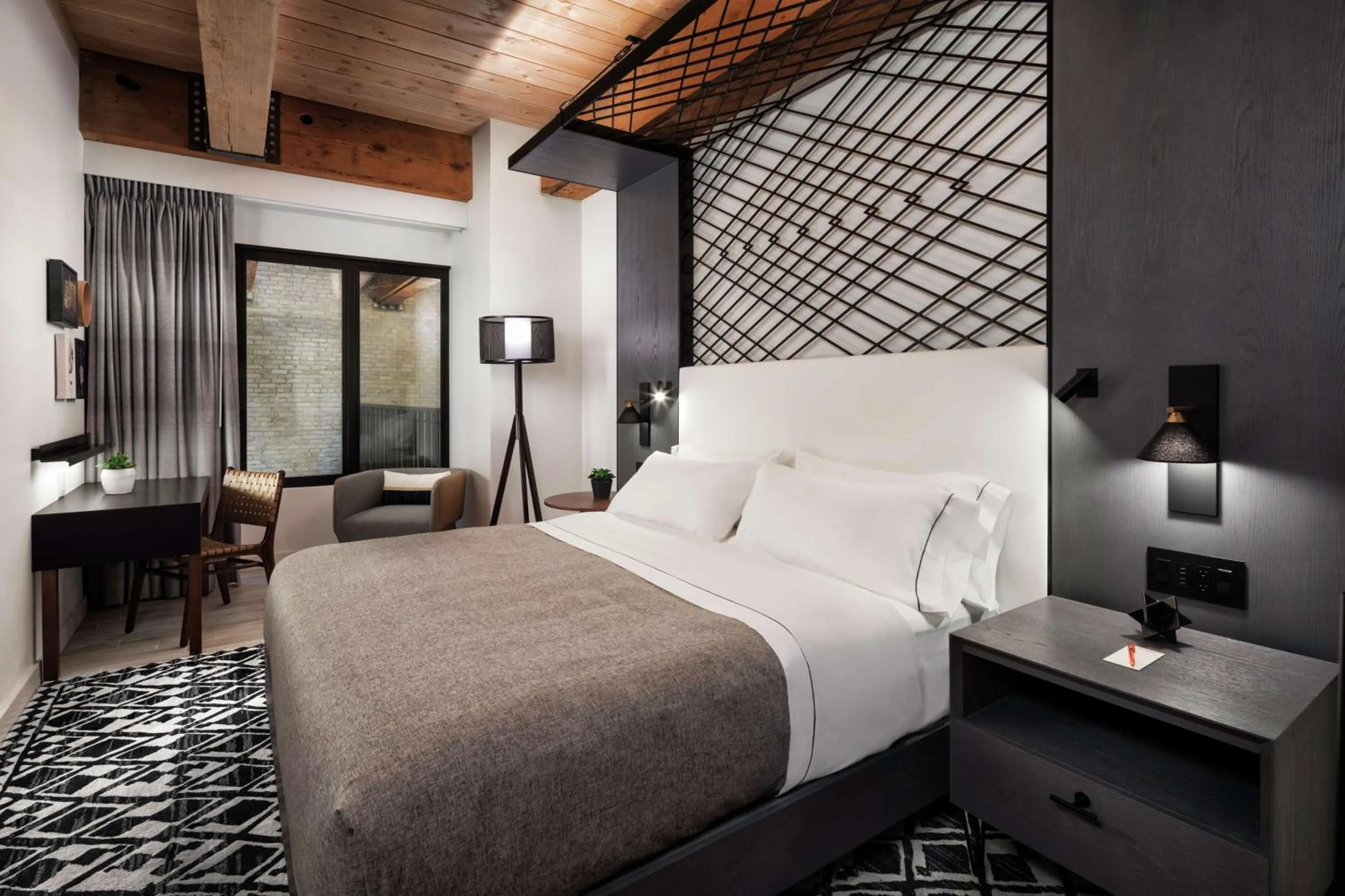 One King Room -Interior Atrium view in Canopy by Hilton Minneapolis Mill District