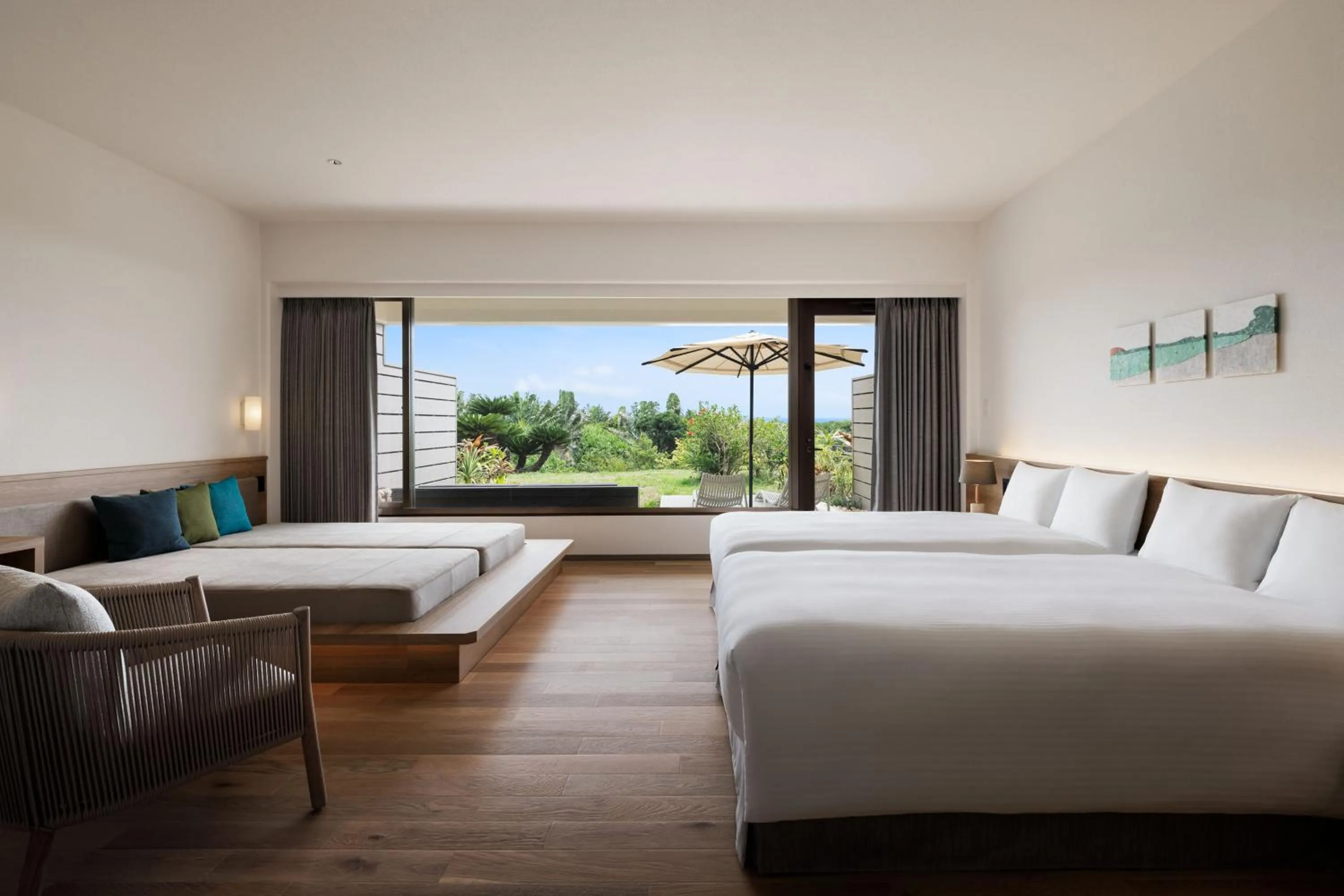 Twin Room with Garden View - single occupancy in Haimurubushi