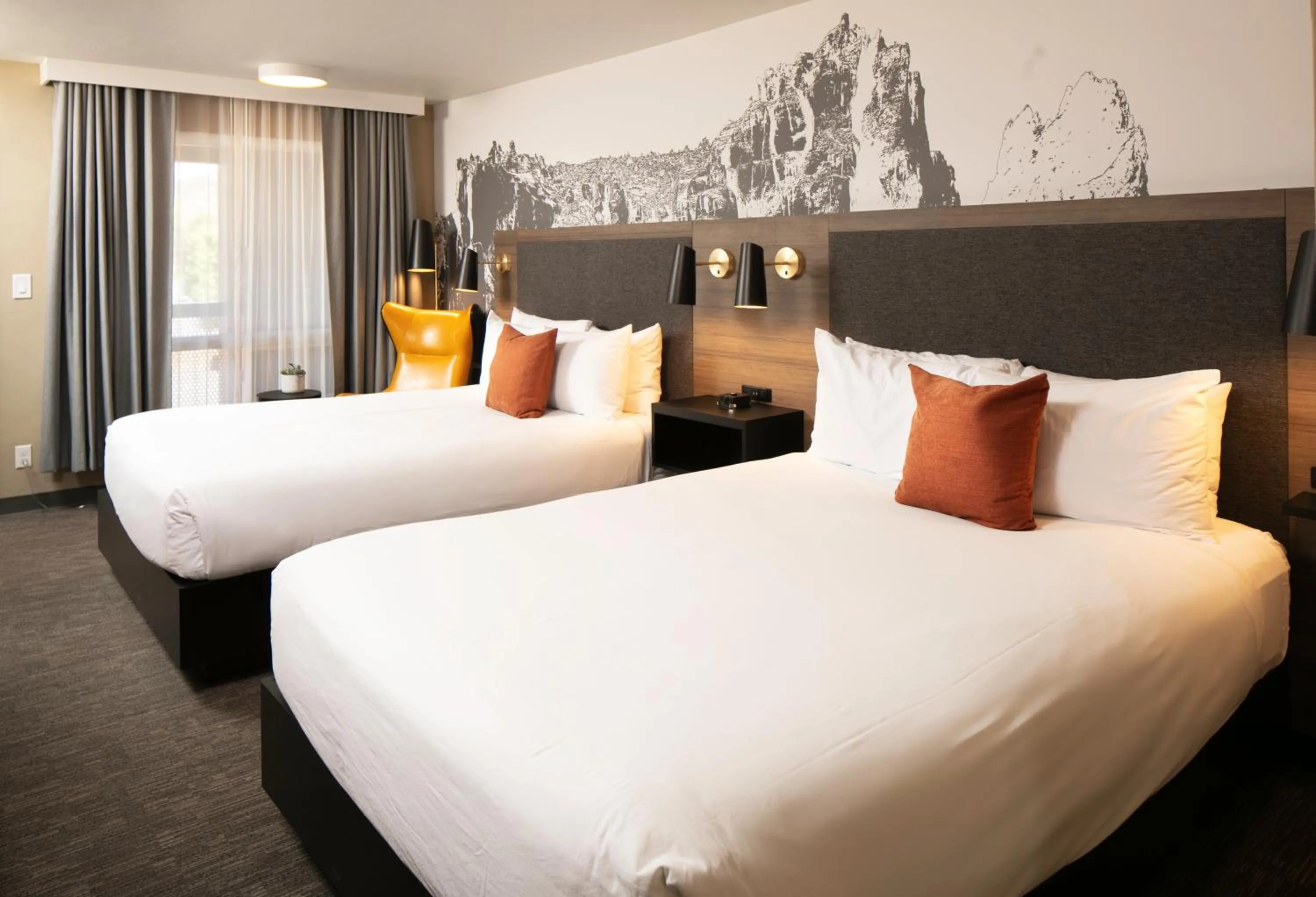 Queen Room, with 2 California Queen Beds in Waypoint Hotel