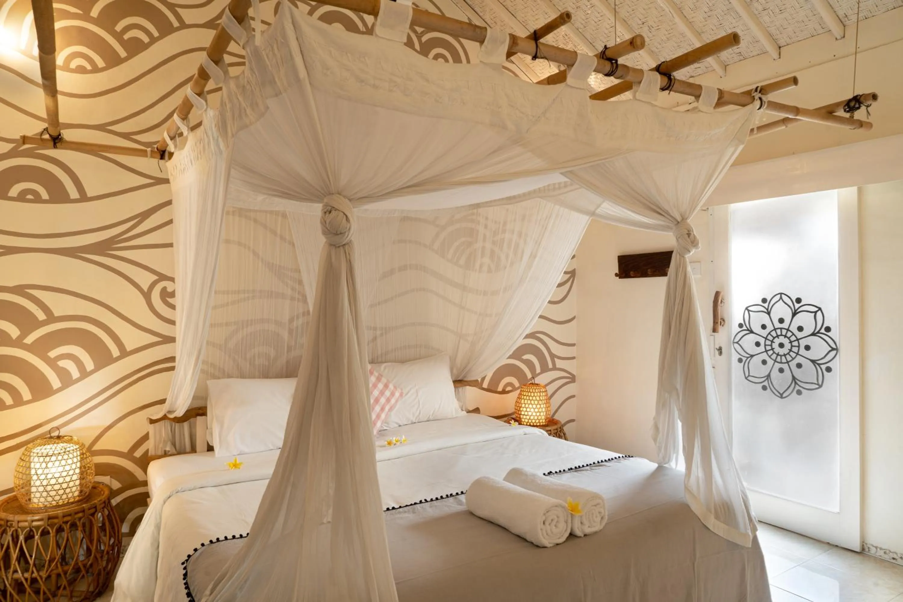 Double Room with Garden View in The Chillhouse Canggu by BVR Bali Holiday Rentals