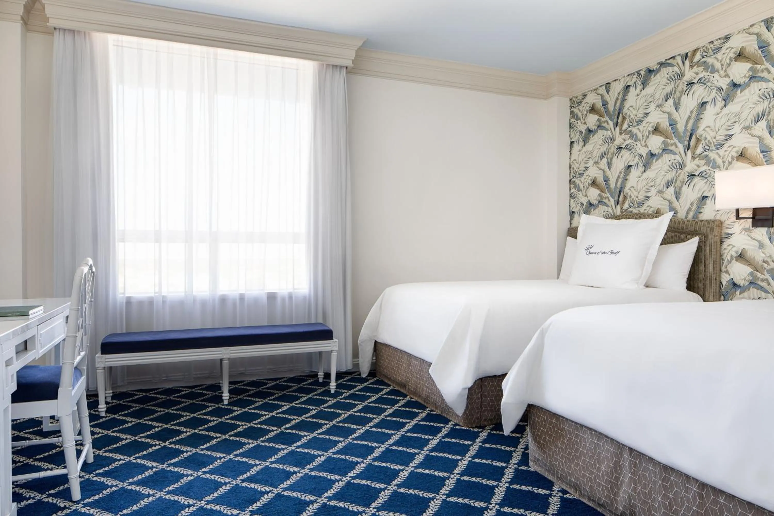 Deluxe Double Room with Two Double Beds and Ocean View - Beachfront in Grand Galvez Resort, Autograph Collection