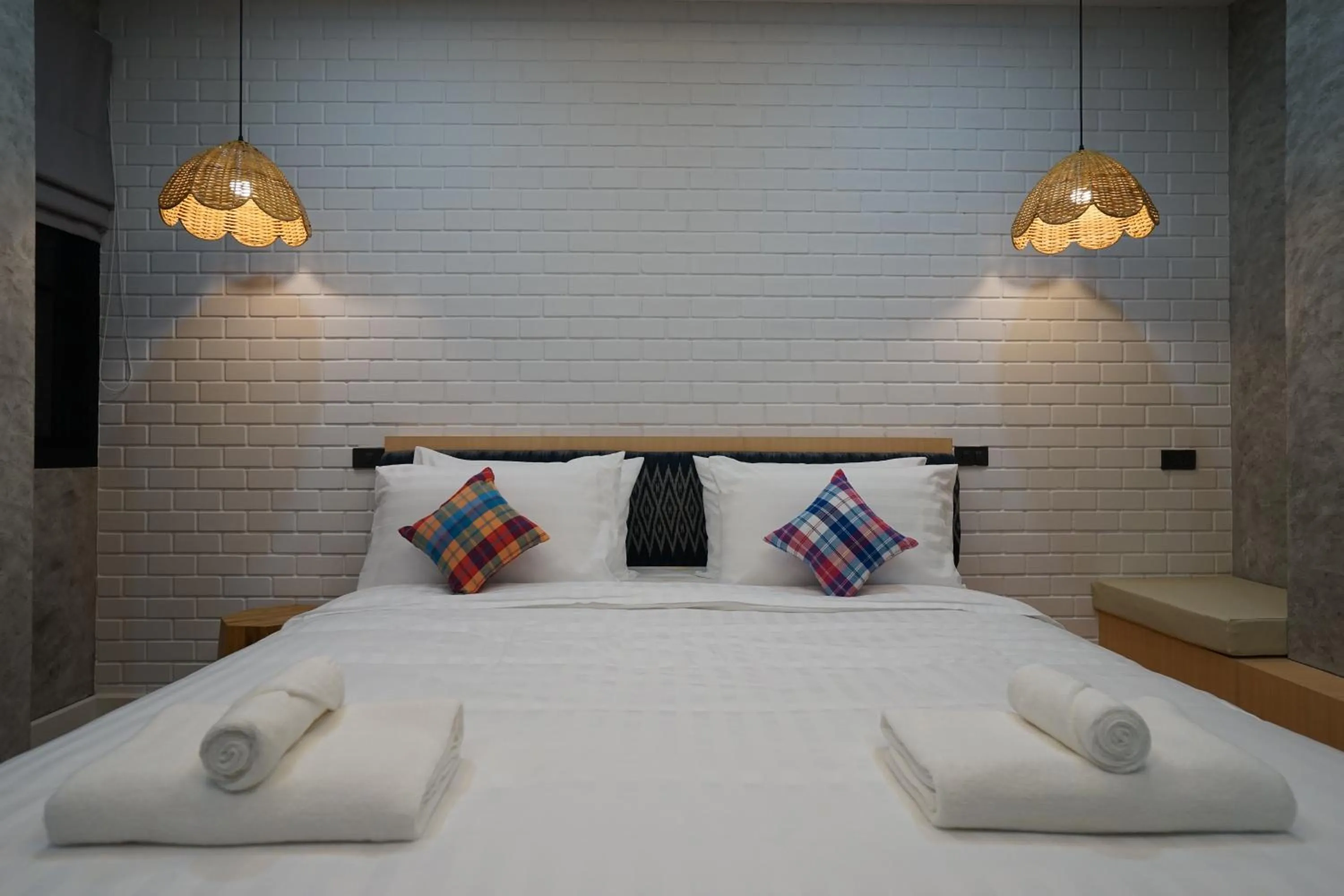 Double or Twin Room with Private External Bathroom in Luck Esan Loft