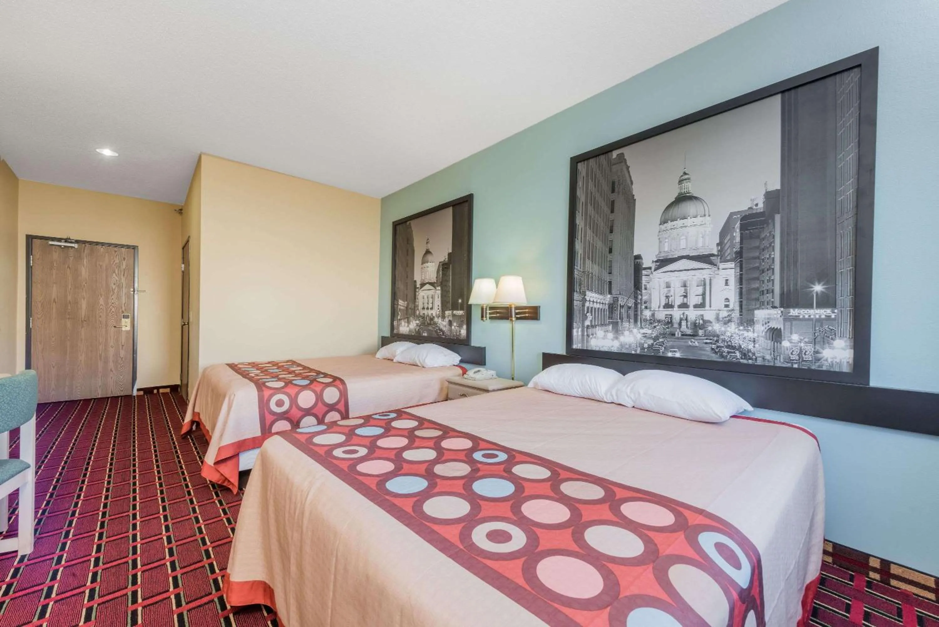 Queen Room with Two Queen Beds - Non-Smoking in Super 8 by Wyndham Martinsville