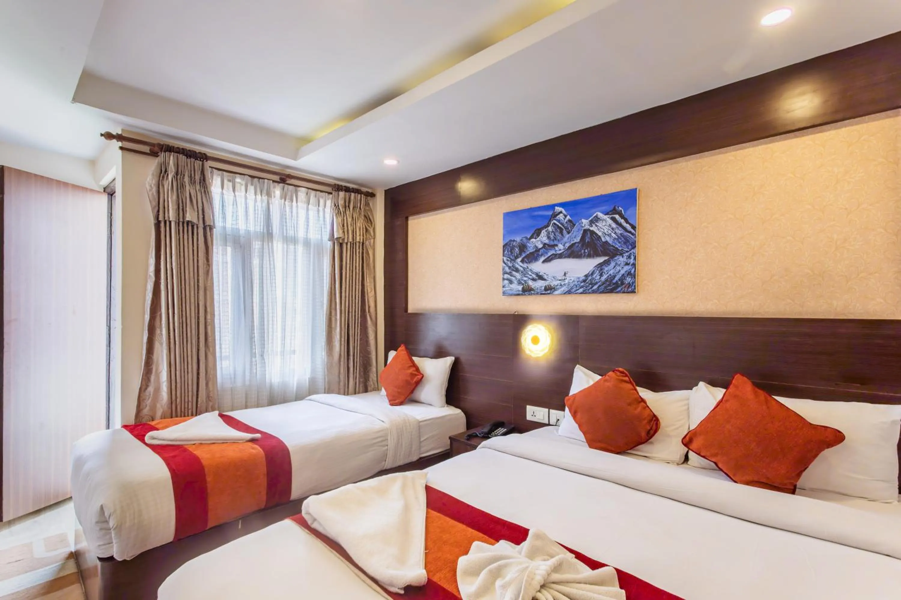 Family Room with Bath in Hotel Sapana Garden Thamel