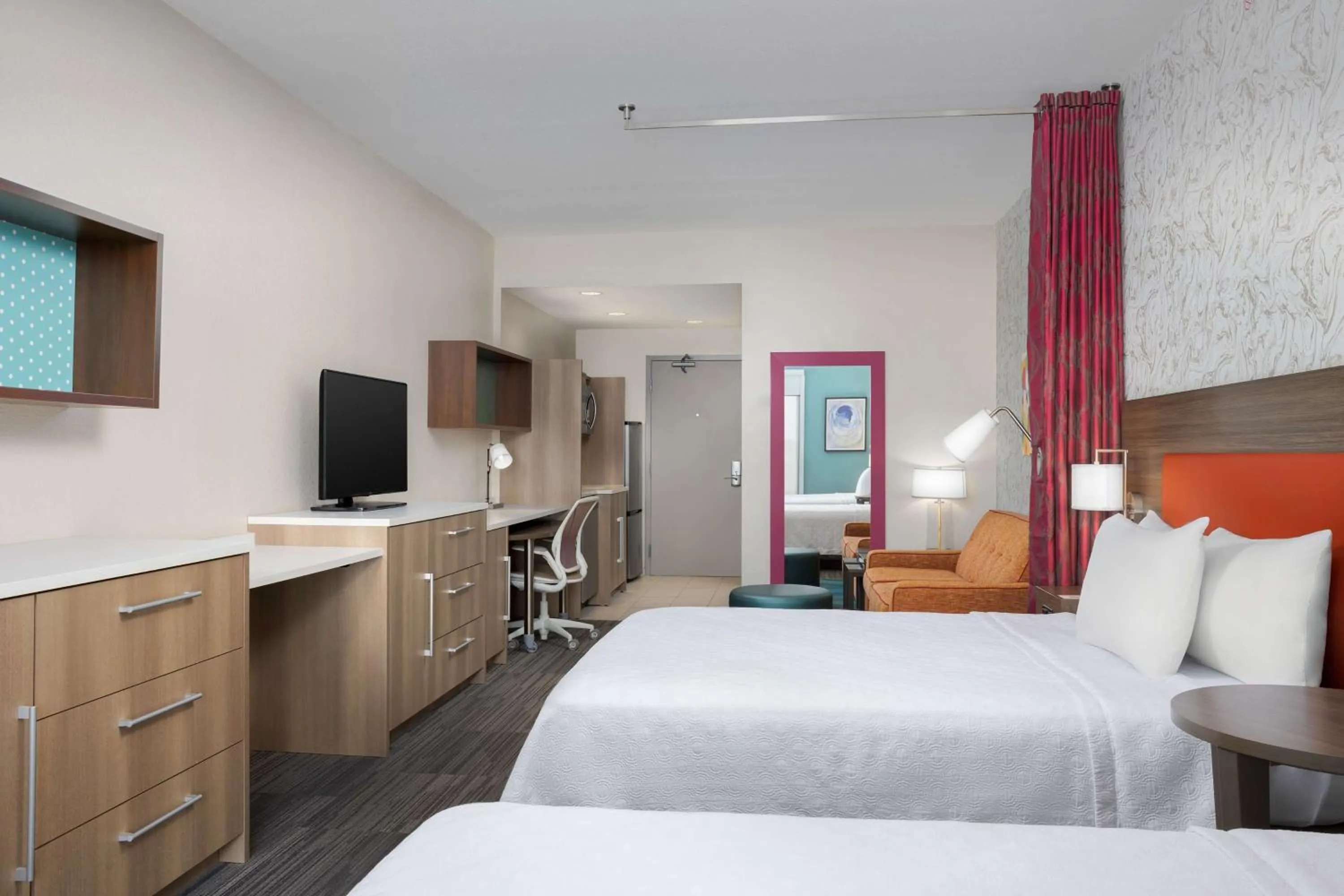 Queen Studio with Two Queen Beds - Non-Smoking in Home2 Suites By Hilton Clermont