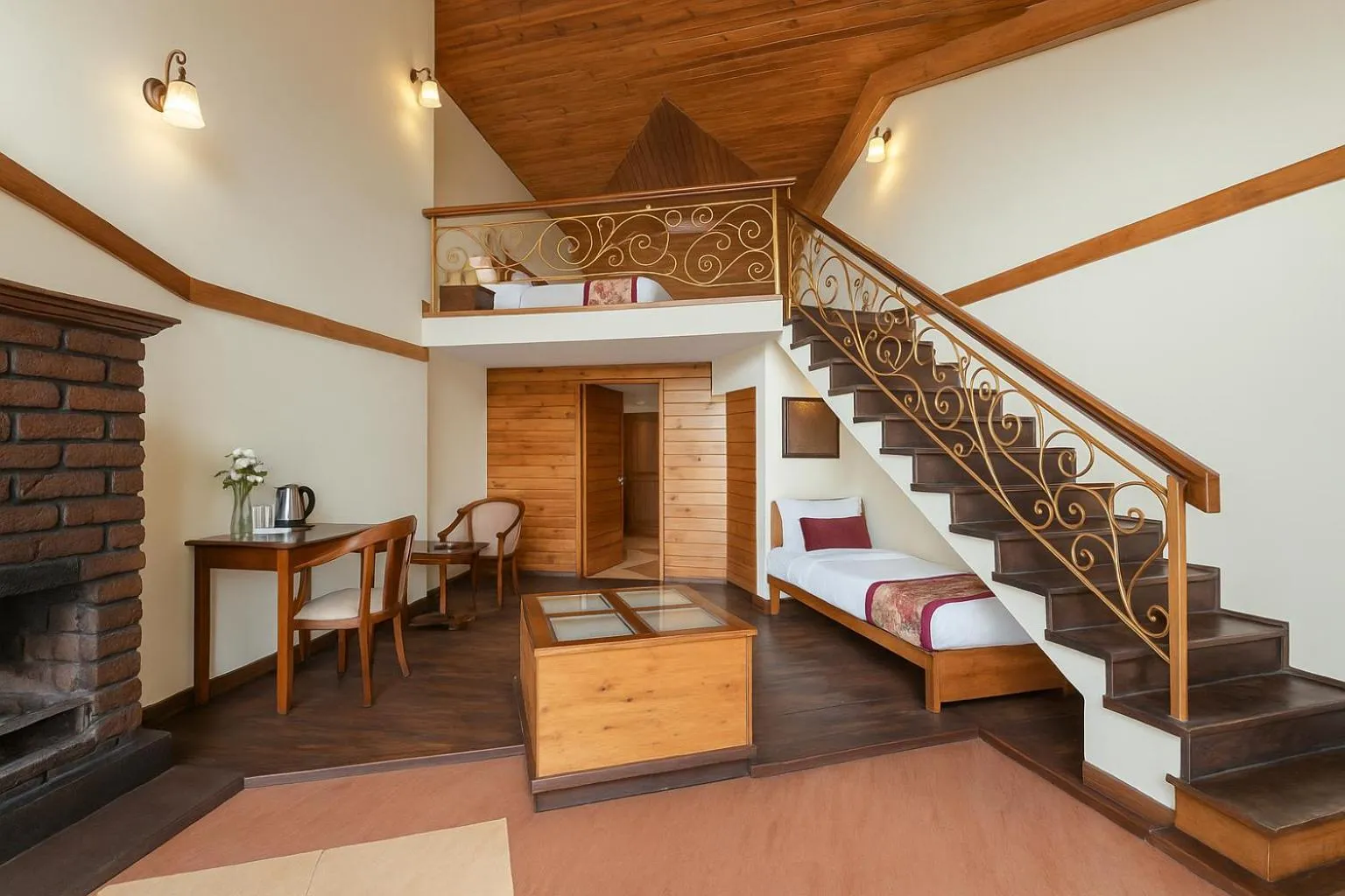 Chalet Kanchenjunga View with Fireplace and Balcony  in Summit Grace Boutique Hotel & Spa