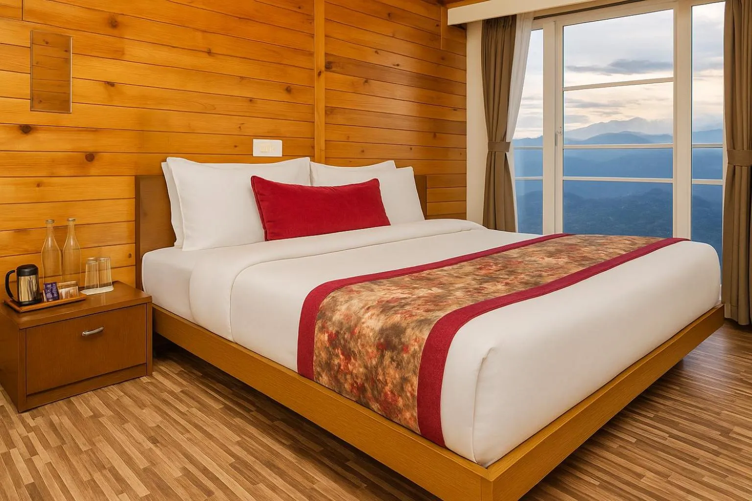 Deluxe Kanchenjunga View Room with Balcony  in Summit Grace Boutique Hotel & Spa