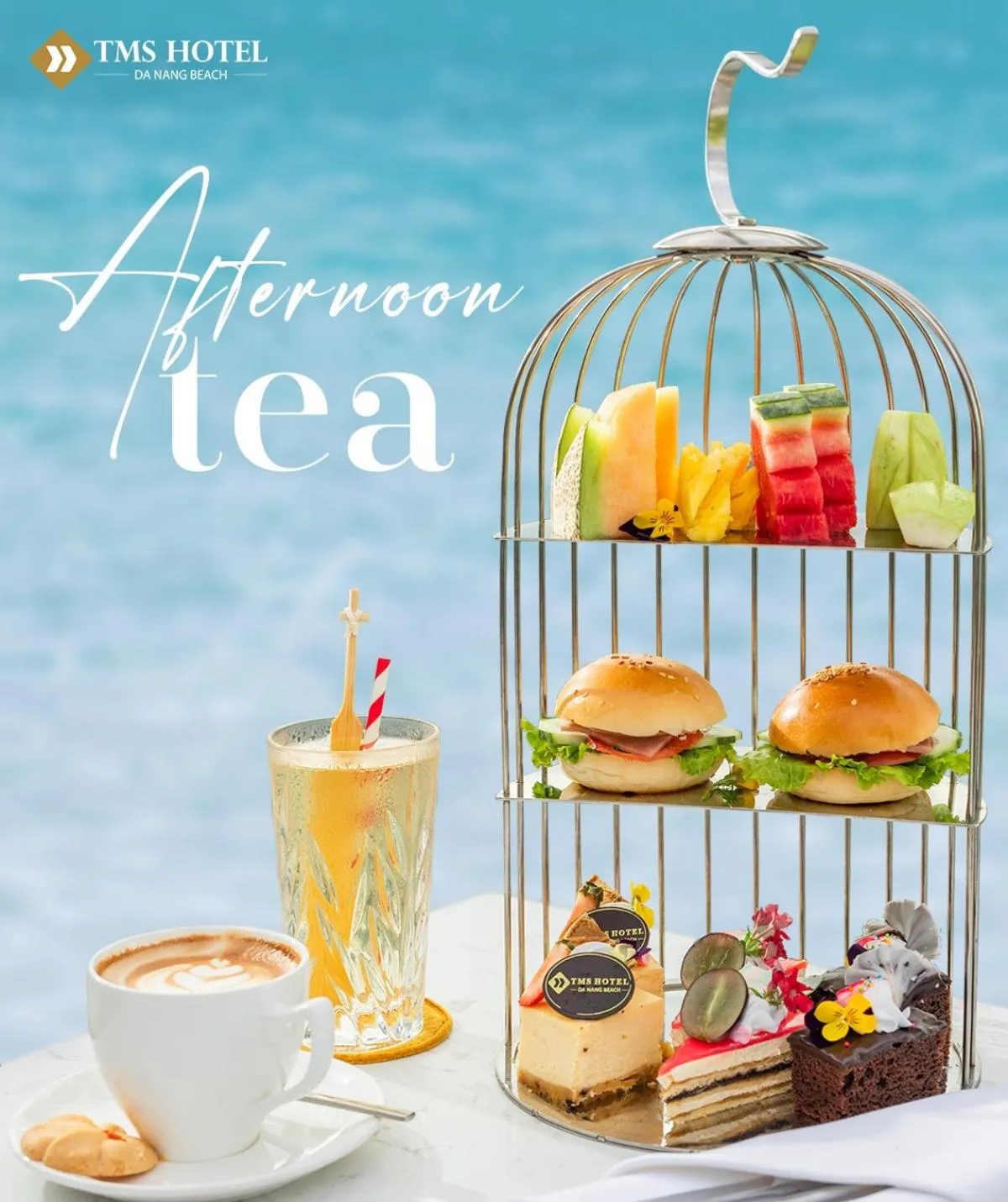 Premier Twin Room with Partial Sea View and Balcony - Daily High Tea Inclusive in TMS Hotel Da Nang Beach