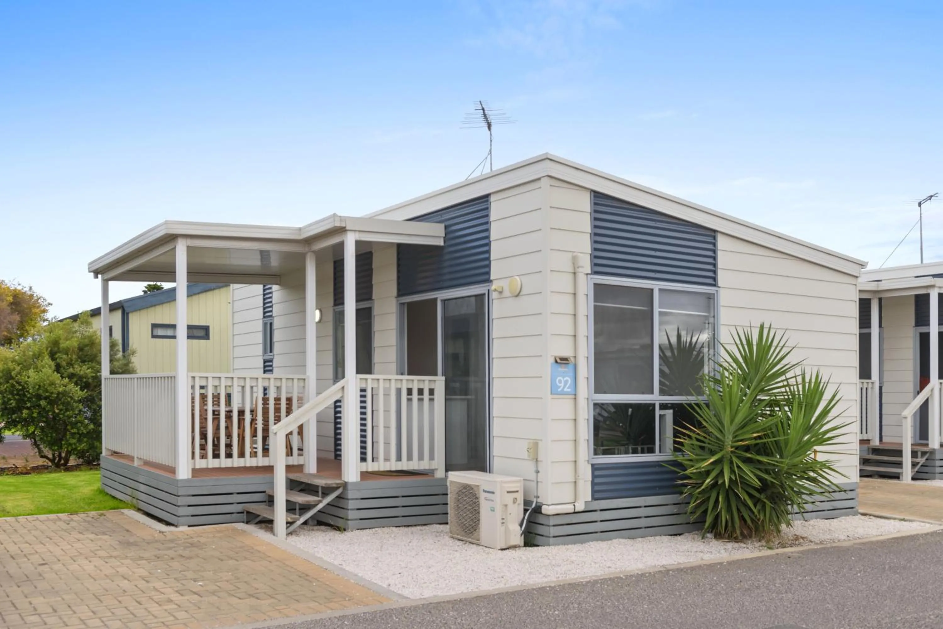 Deluxe Two-Bedroom Cabin - Sleeps 6 in Discovery Parks - Adelaide Beachfront