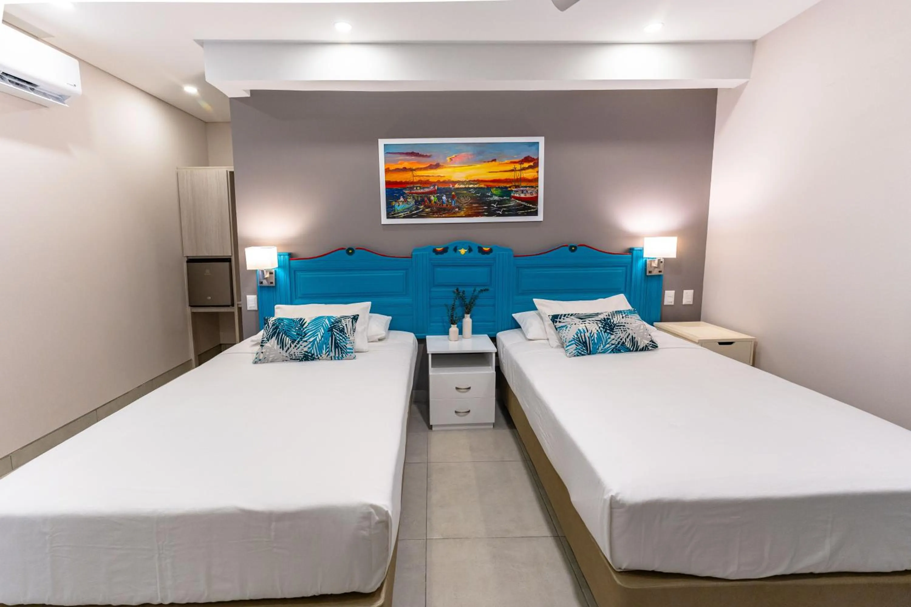 Twin Room in Casa Verano Beach Hotel - Adults Only