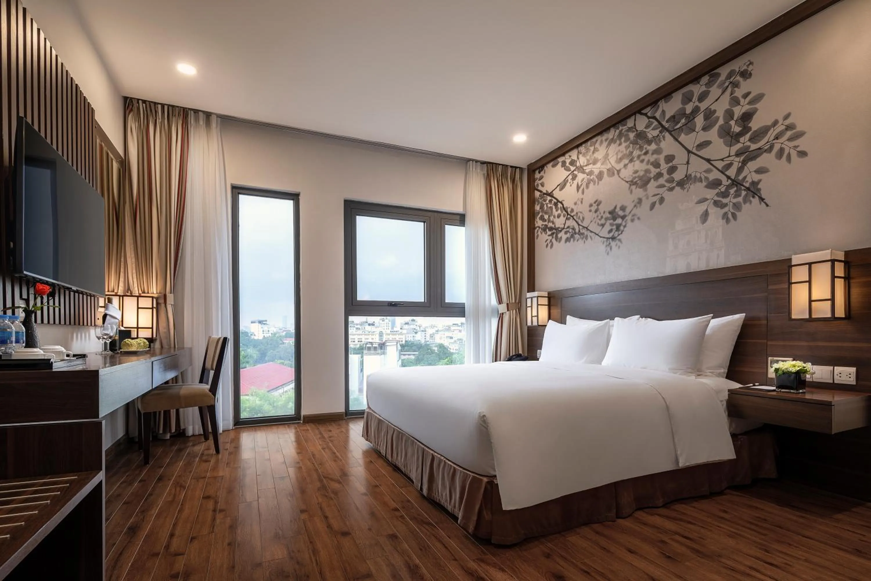 Premier Deluxe Room in Authentic Hanoi Boutique Hotel