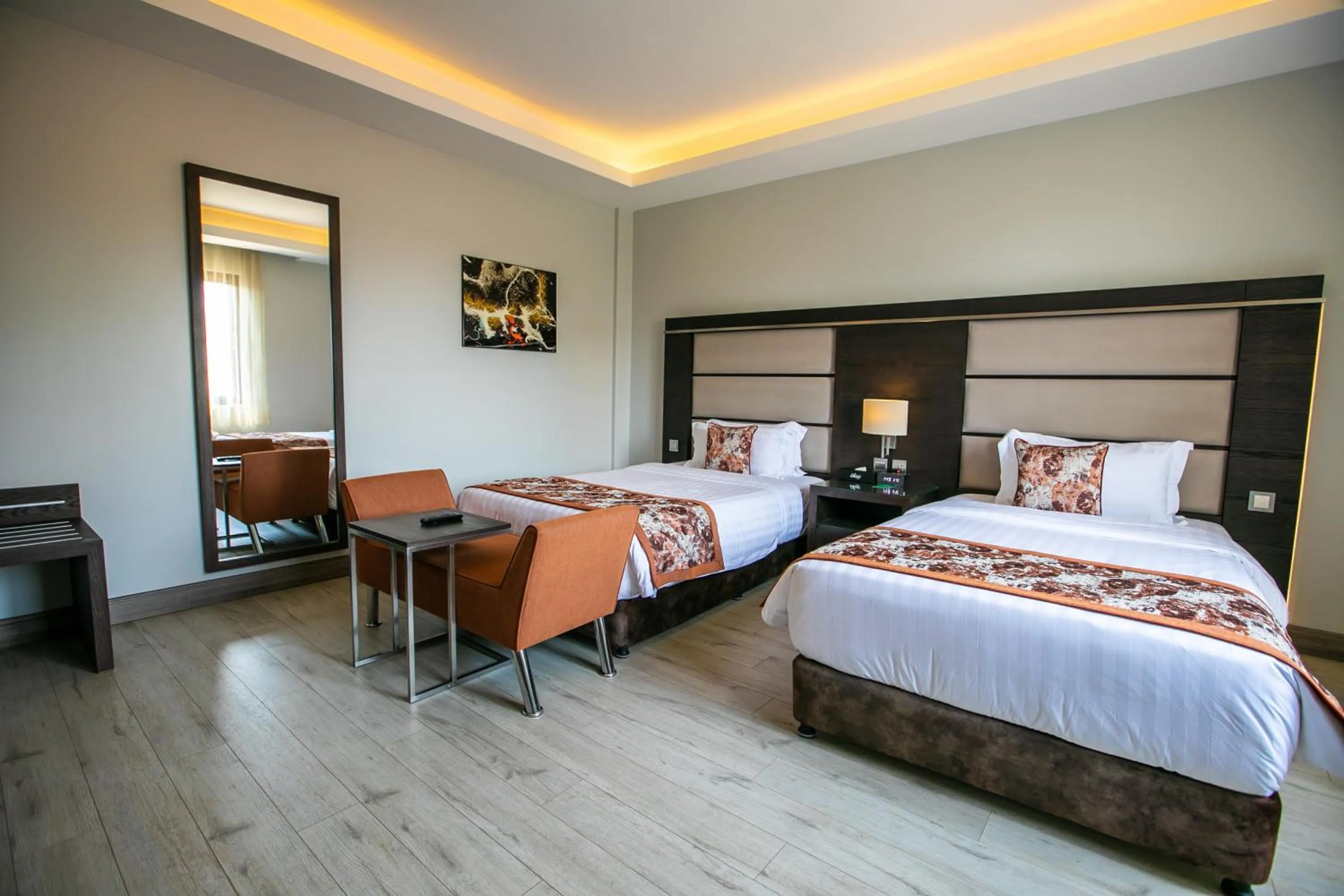 Deluxe Twin Room in Athena Hotel Kampala