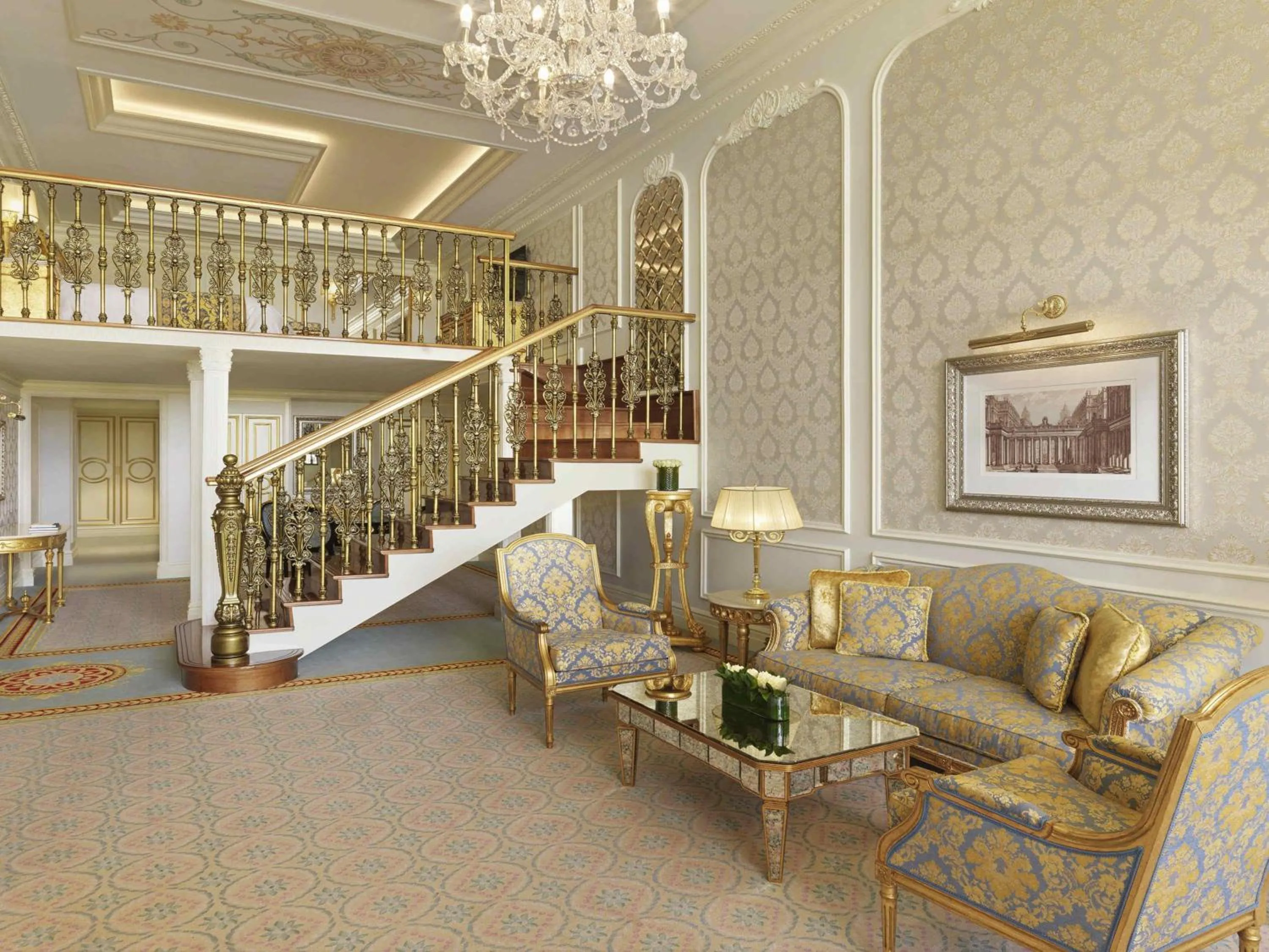 Duplex Suite with Balcony and Club Lounge Access in Raffles The Palm