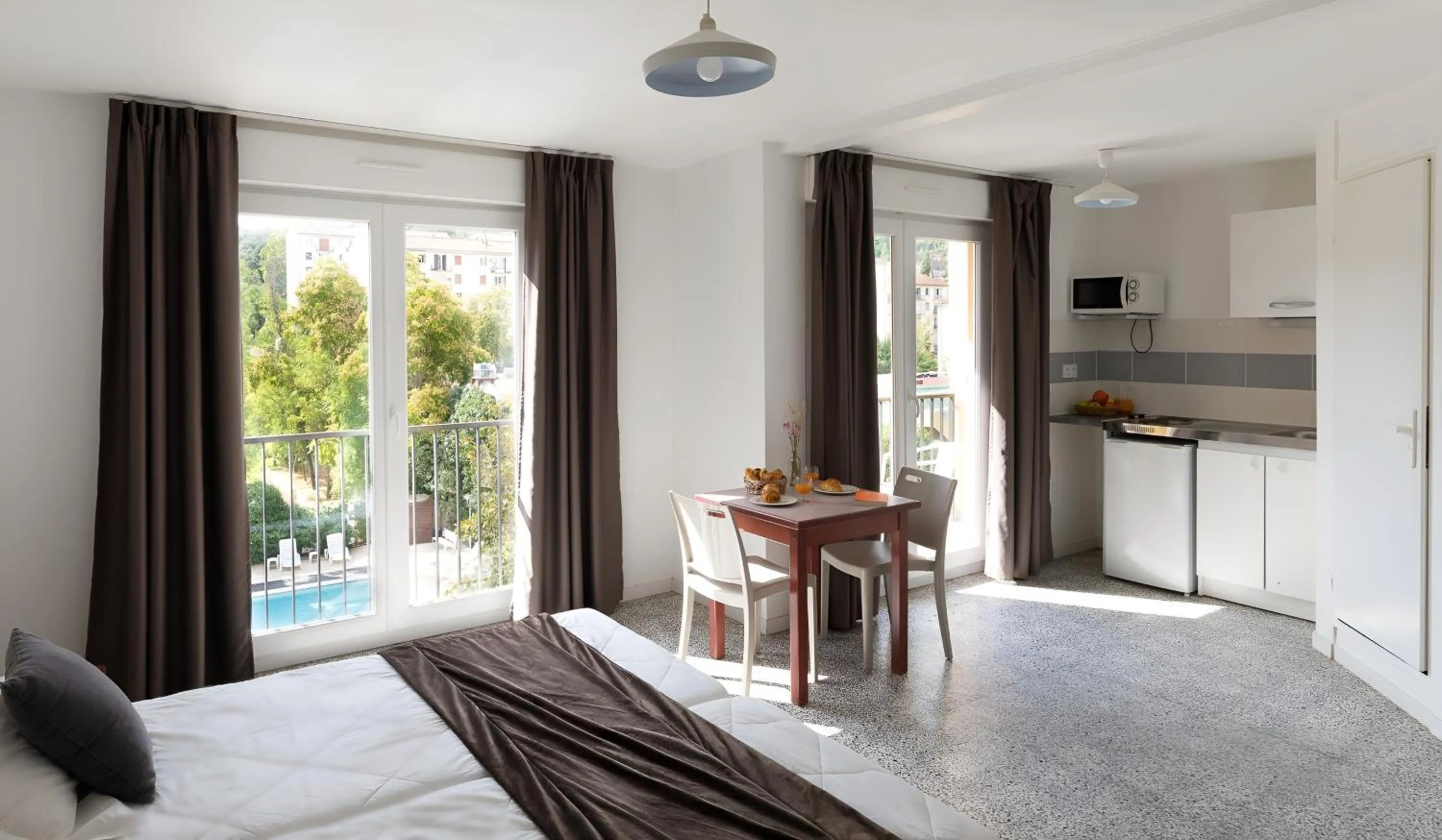 Studio with Balcony in Appart Hotel Corte HR