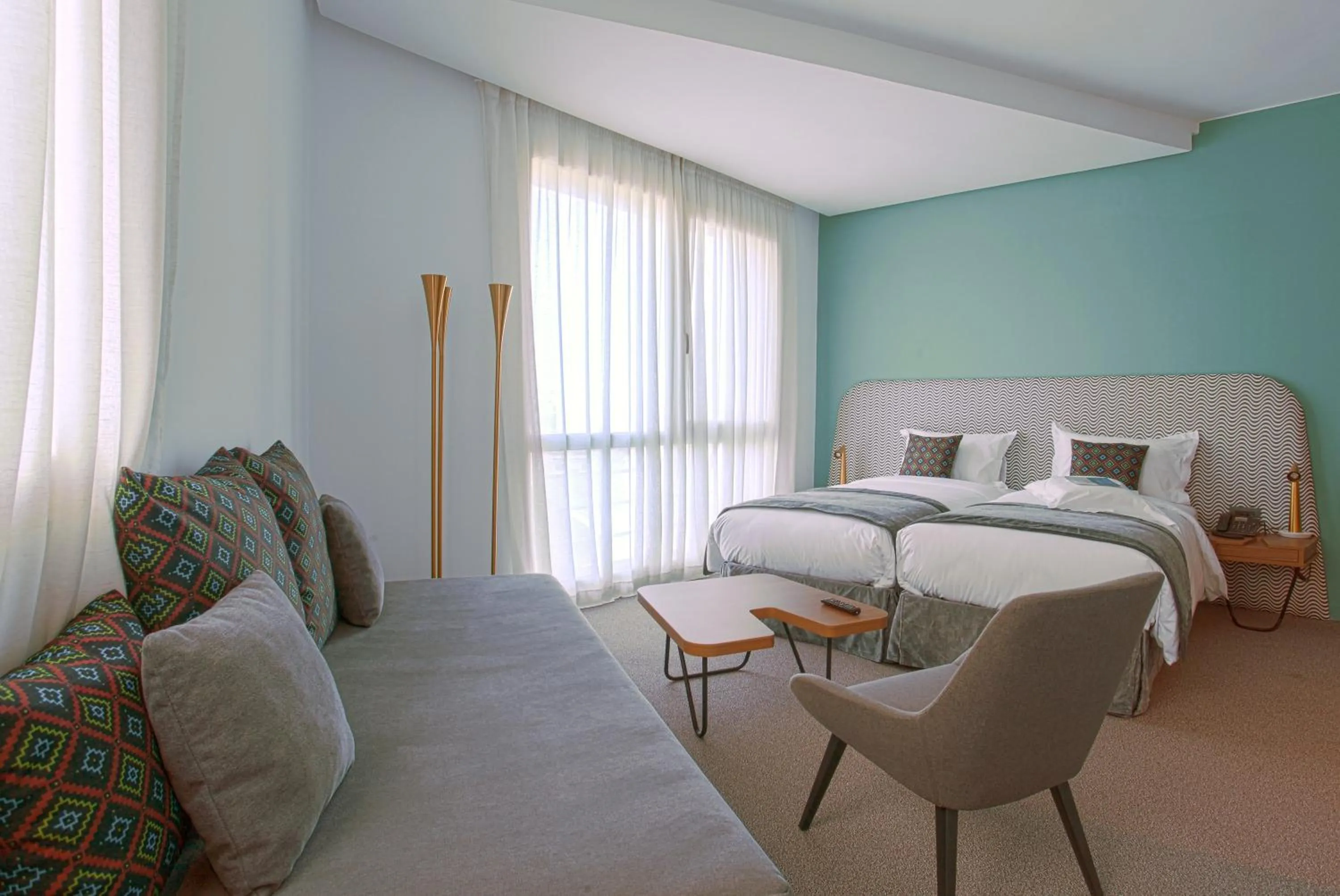 Superior Room - 2 Single Beds 1 Sofa Bed in Kyriad Residence Casablanca