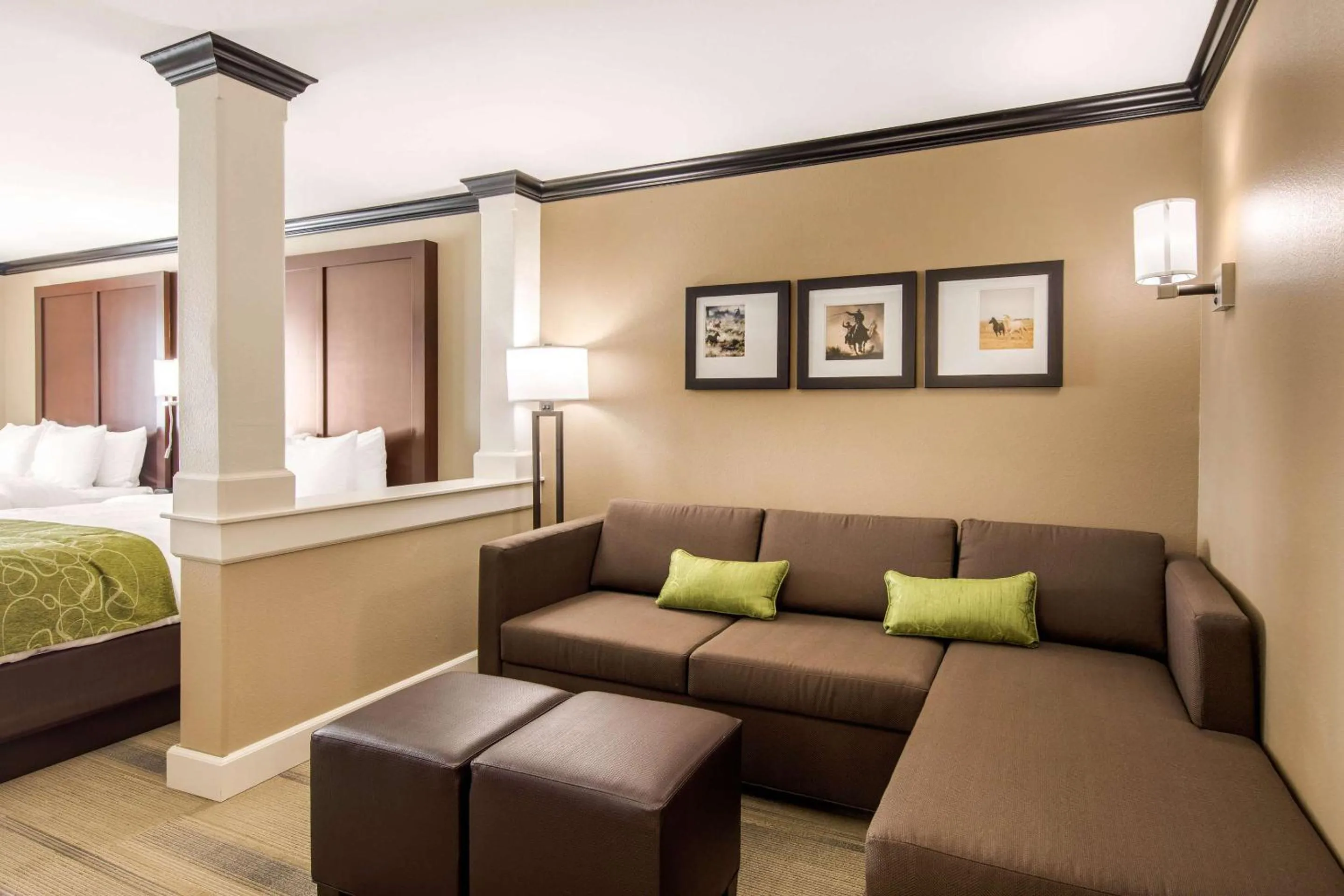 Queen Suite with Two Queen Beds and Sofa Bed - Non-Smoking in Comfort Suites