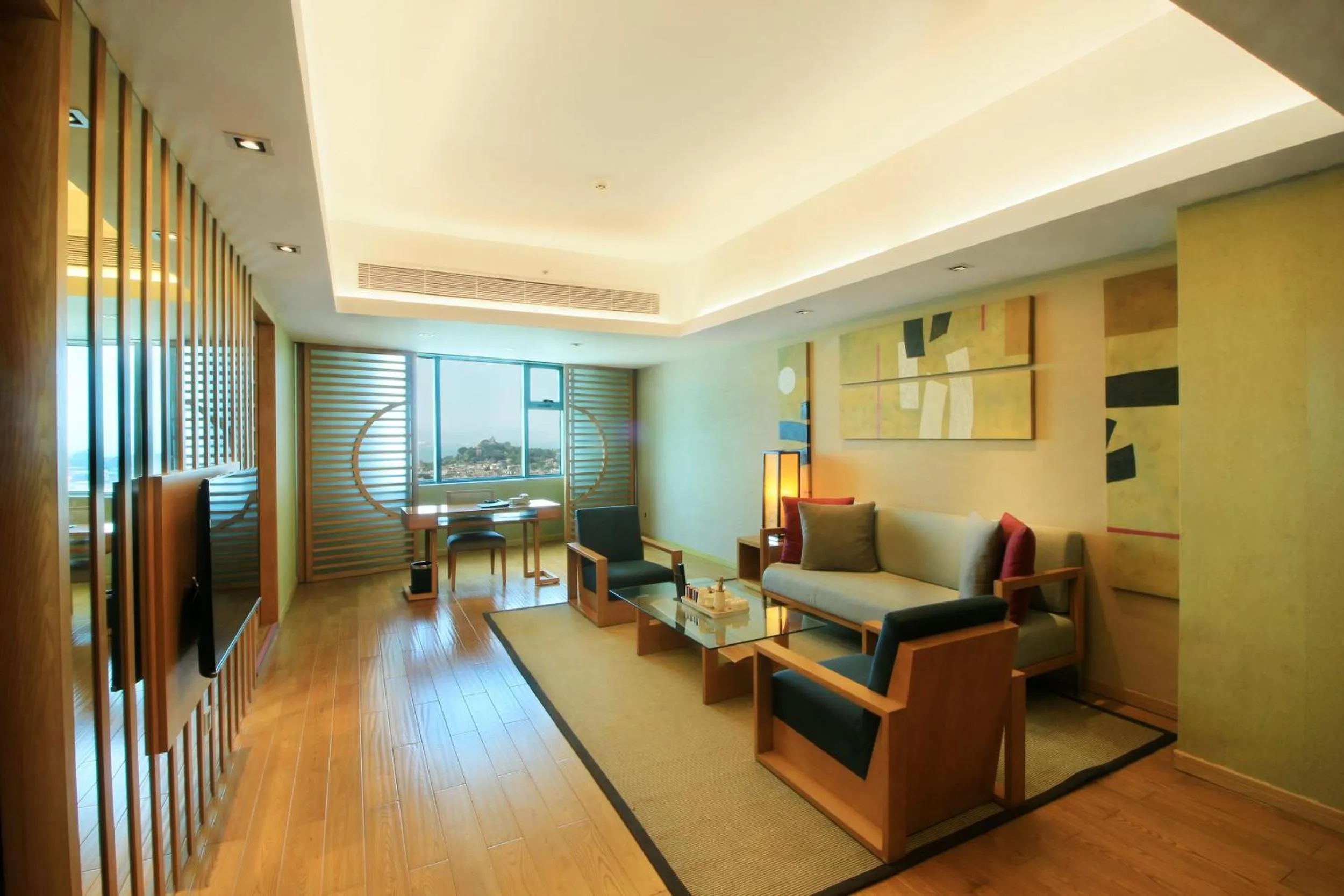 Wooden Gulangyu Sea View Suite （Exclusive access to the Executive Club Lounge） in Swiss Grand Xiamen