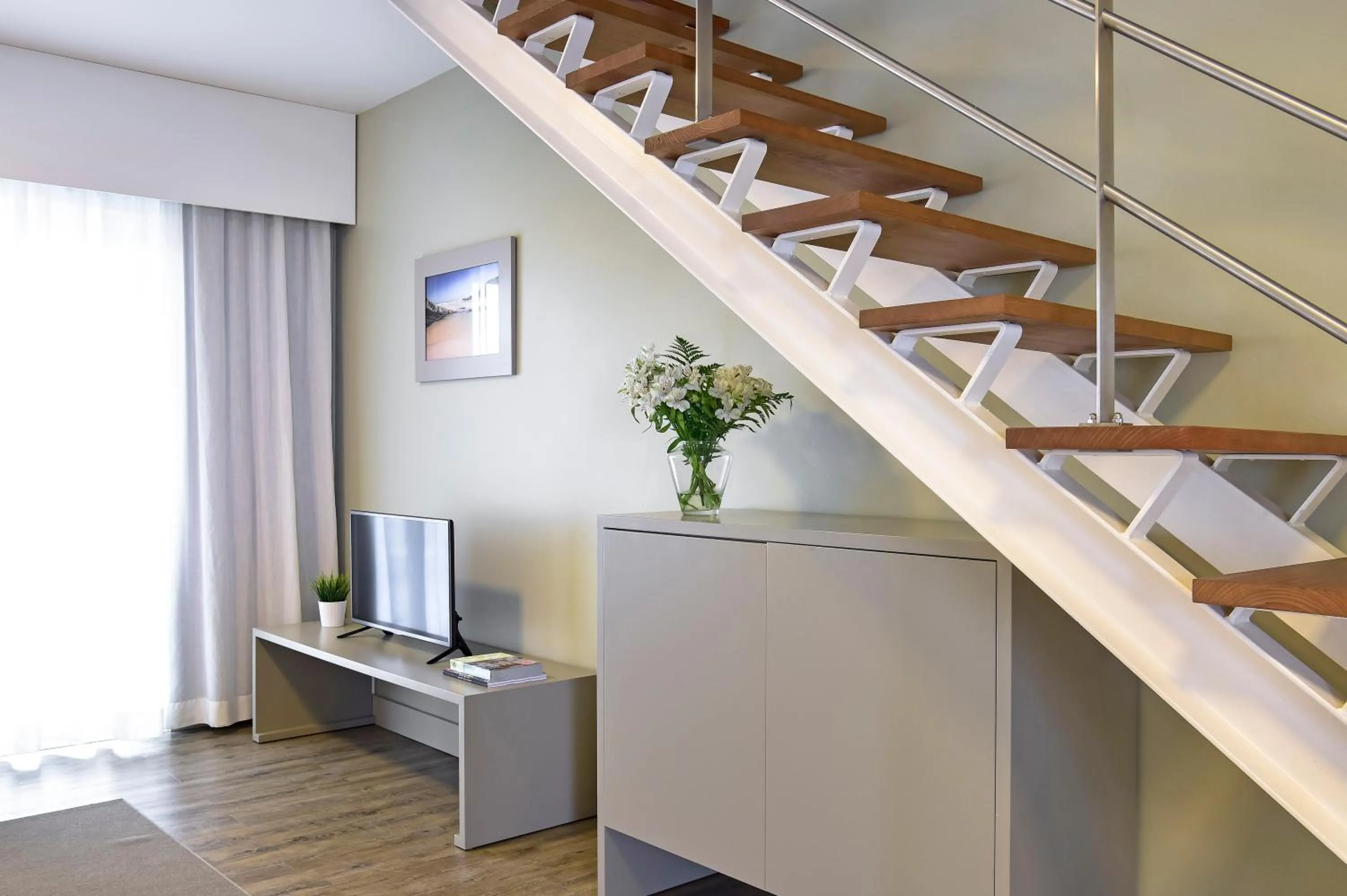 Premium Duplex One Bedroom Apartment with Balcony and Pool View in Aqualuz Lagos by The Editory