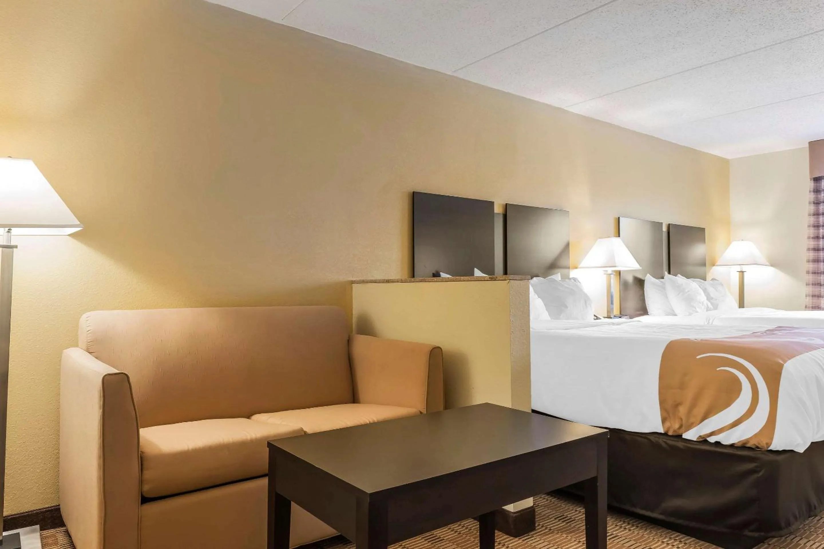 Queen Suite with Two Queen Beds and Sofa Bed in Quality Inn & Suites Pittsburgh Harmarville