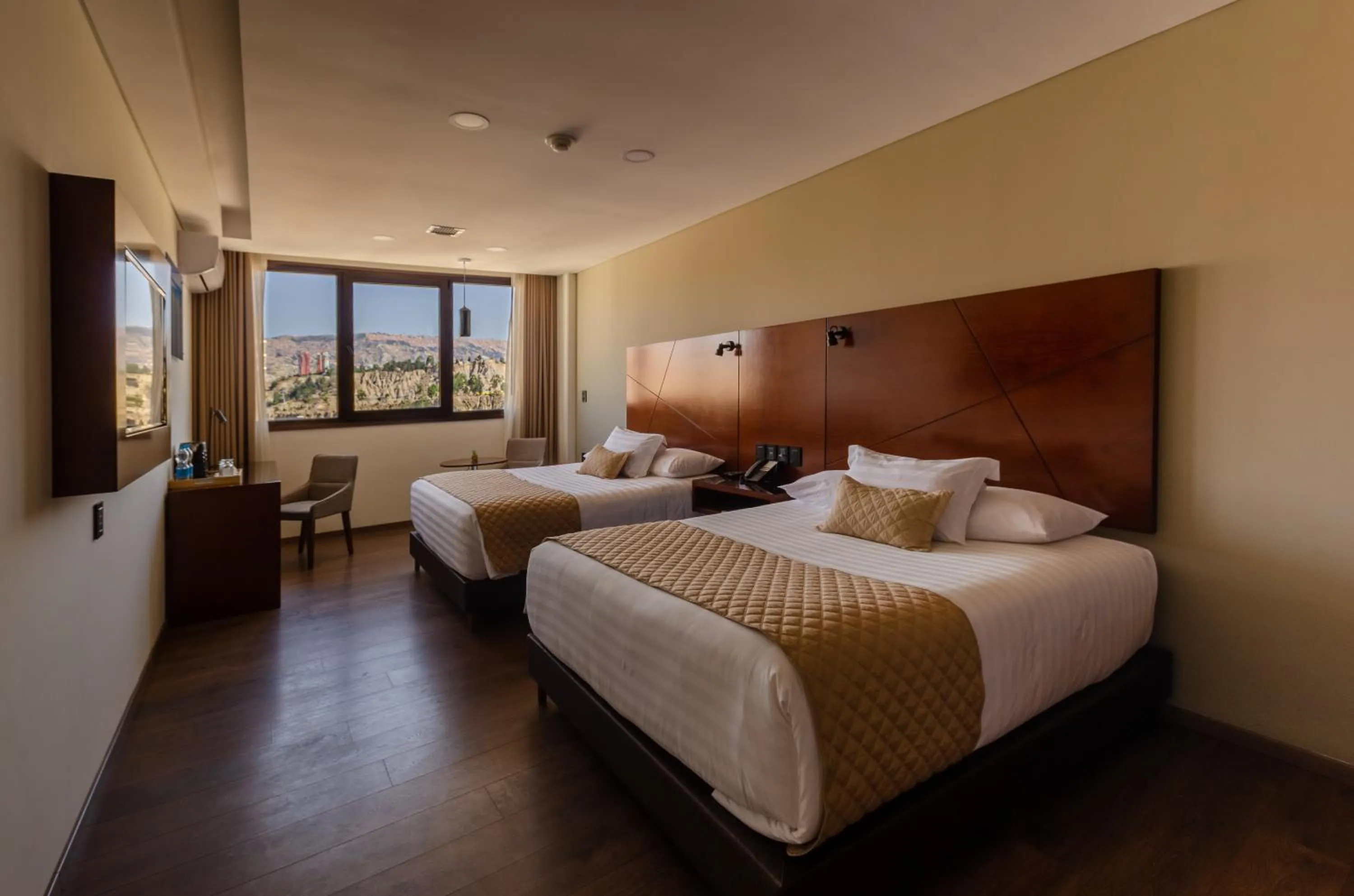 Executive Double Room with Two Double Beds - single occupancy in Hotel Mitru Sur