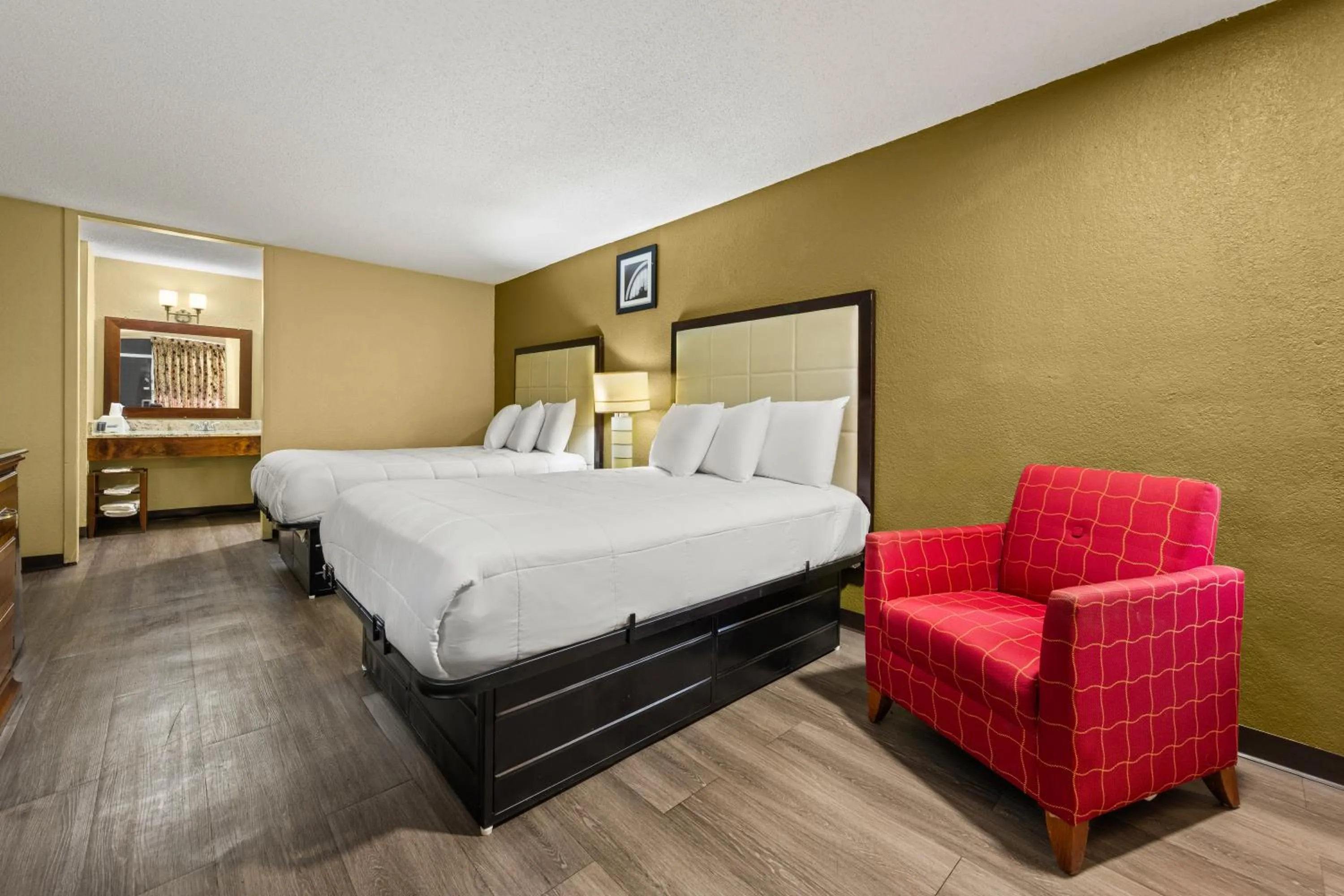 Double Room with Two Double Beds - Non-Smoking in Americas Best Value Inn - Wilson