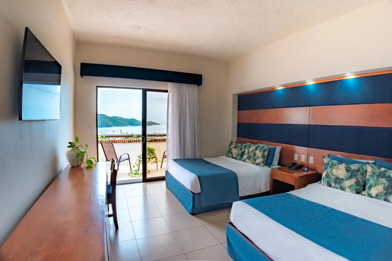 Deluxe Room 2 Queen Beds  in Villas Sol Beach Resort