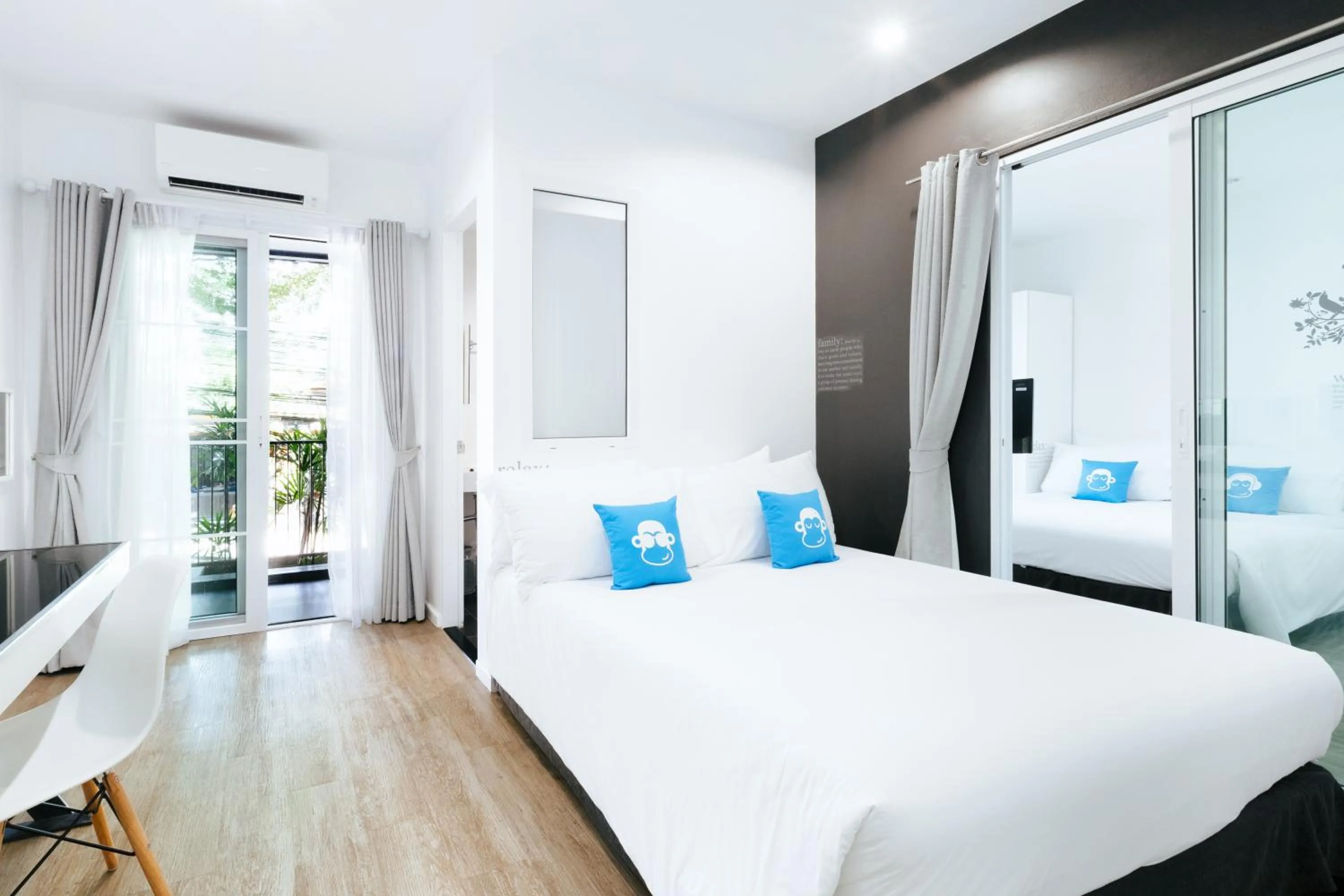 Deluxe Family Room in Blu Monkey Bed & Breakfast Phuket