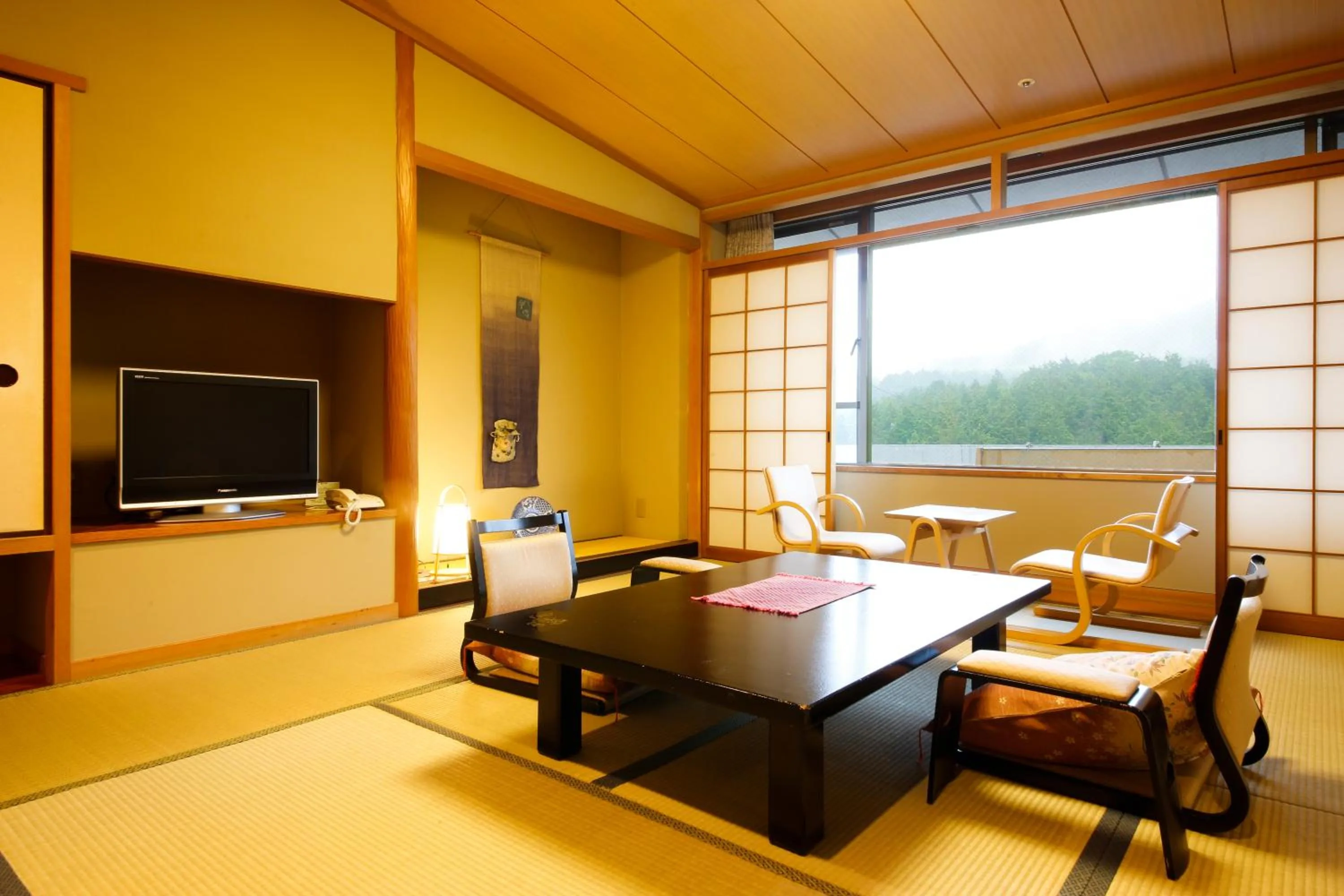 Quadruple Room with Garden View - single occupancy in Yumenoi